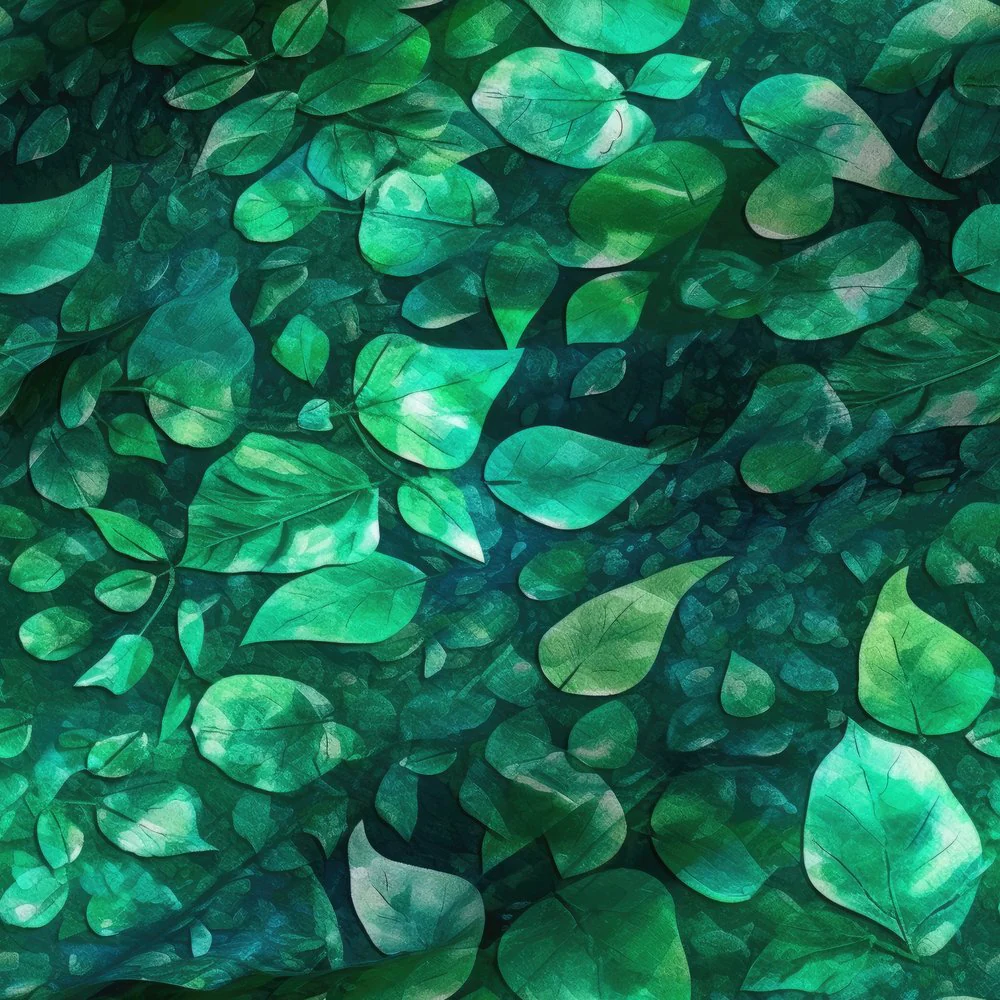 Emerald Forest Pattern #1 Fabric