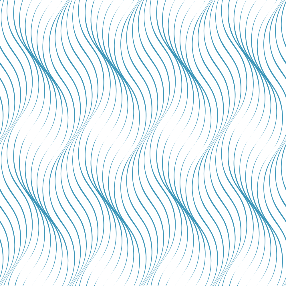 Endless Waves Fabric - Cerulean Blue