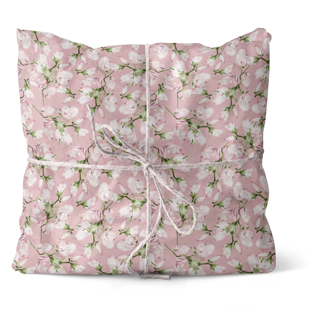 English Garden Packed Sweet Peas Fabric - Pink - Image 2