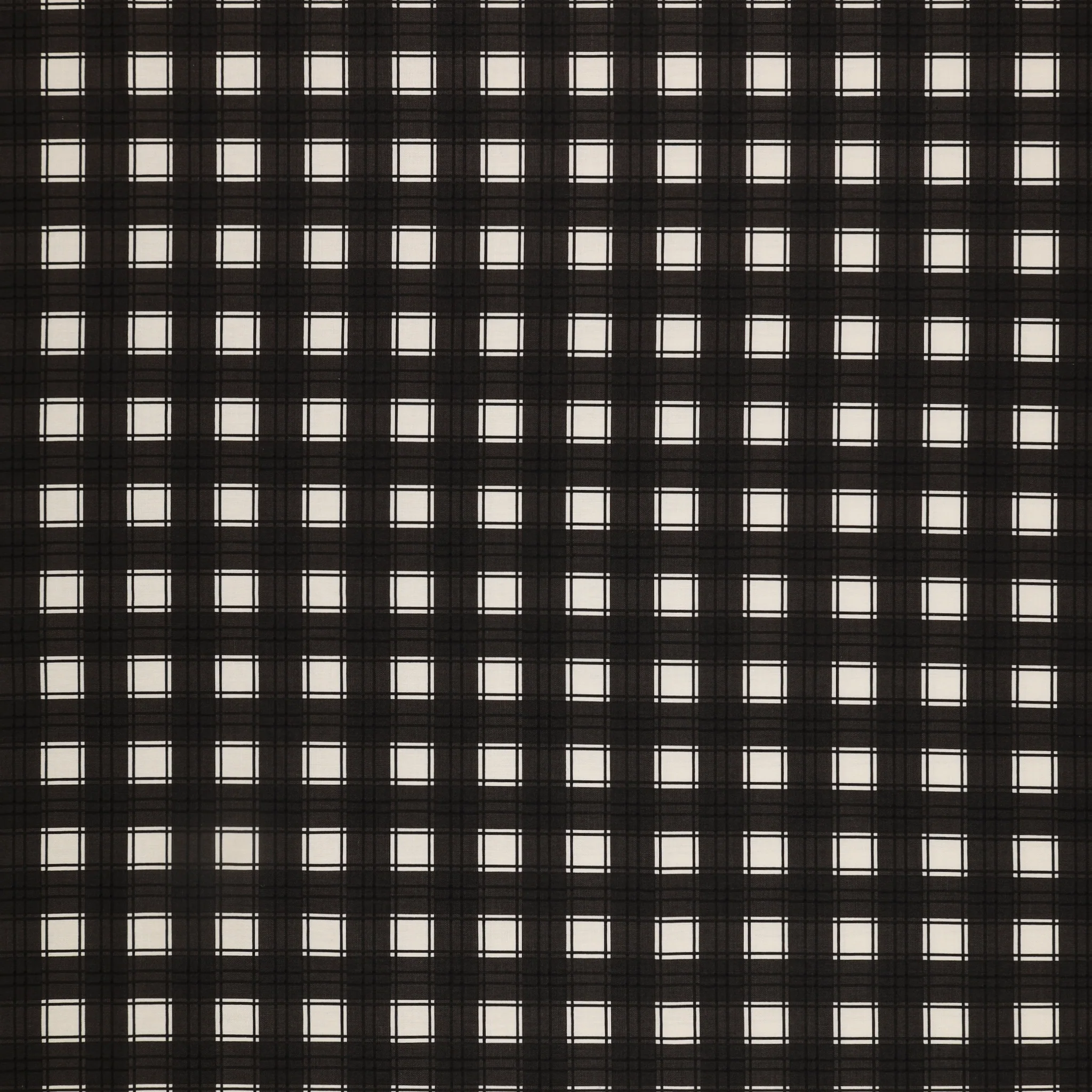 Evergreen Wishes Fabric Collection - Plaid Black