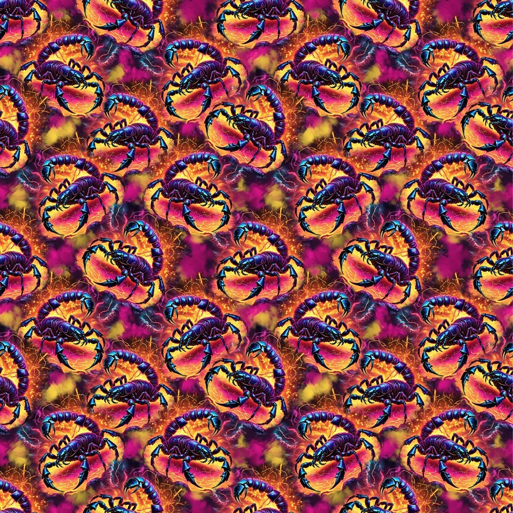 Exotic Scorpion Fabric