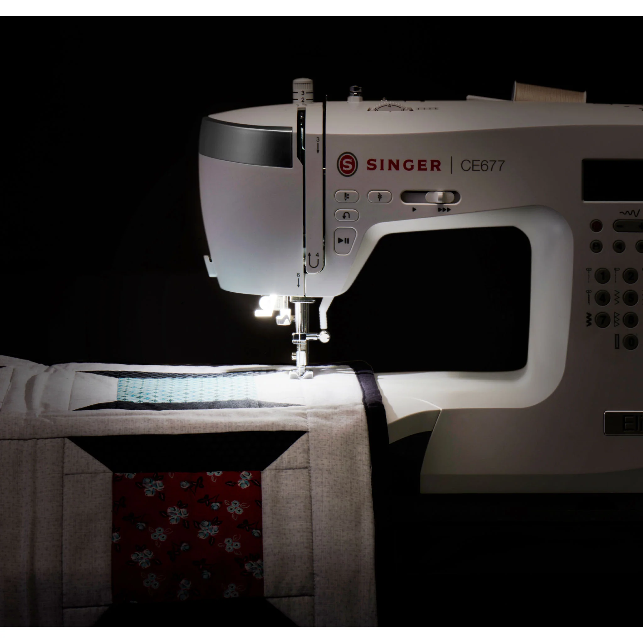Factory Serviced Singer CE677 Elite Computerized Sewing Machine - Image 6