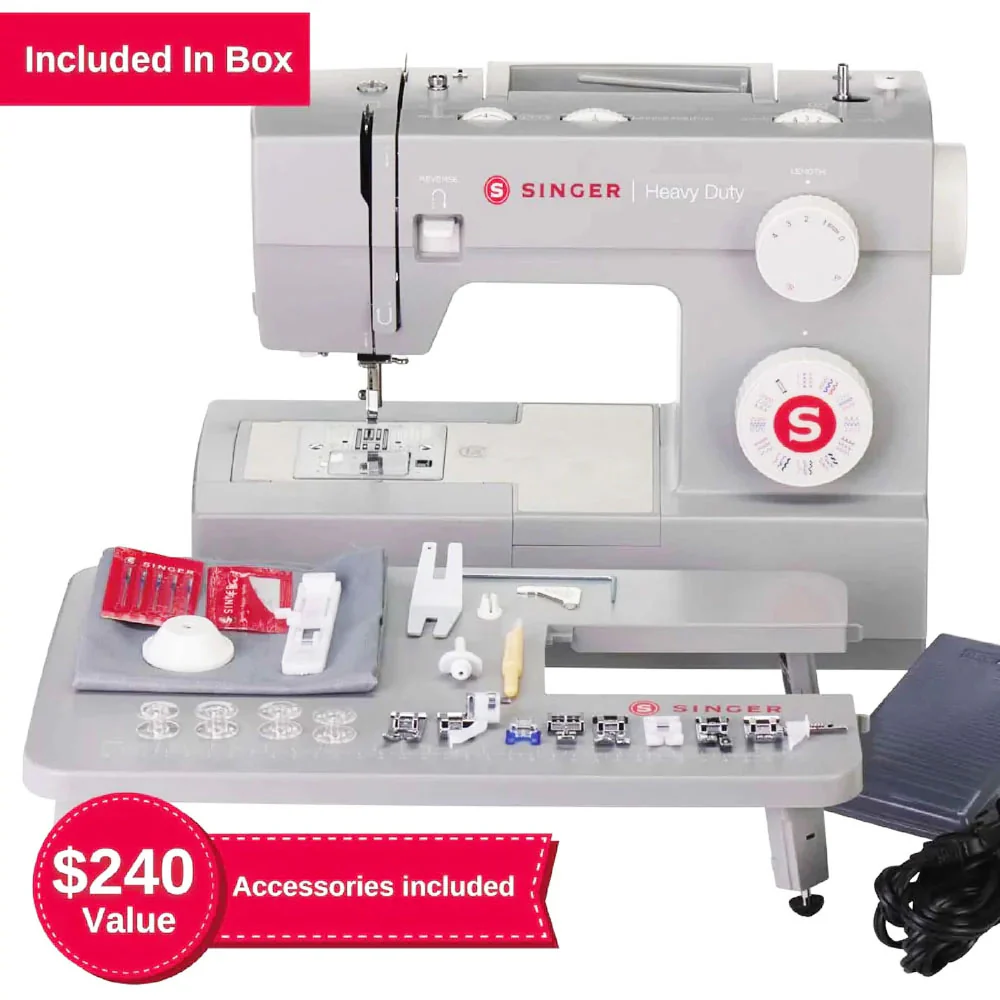 Factory Serviced Singer Heavy Duty 6380 Mechanical Sewing Machine - Image 12