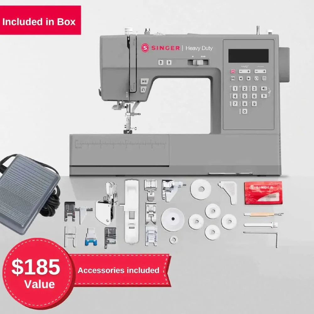 Factory Serviced Singer Heavy Duty 6700C Mechanical Sewing Machine - Image 4