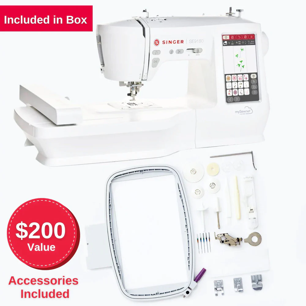Factory Serviced Singer SE9180 Sewing & Embroidery Machine - Image 14
