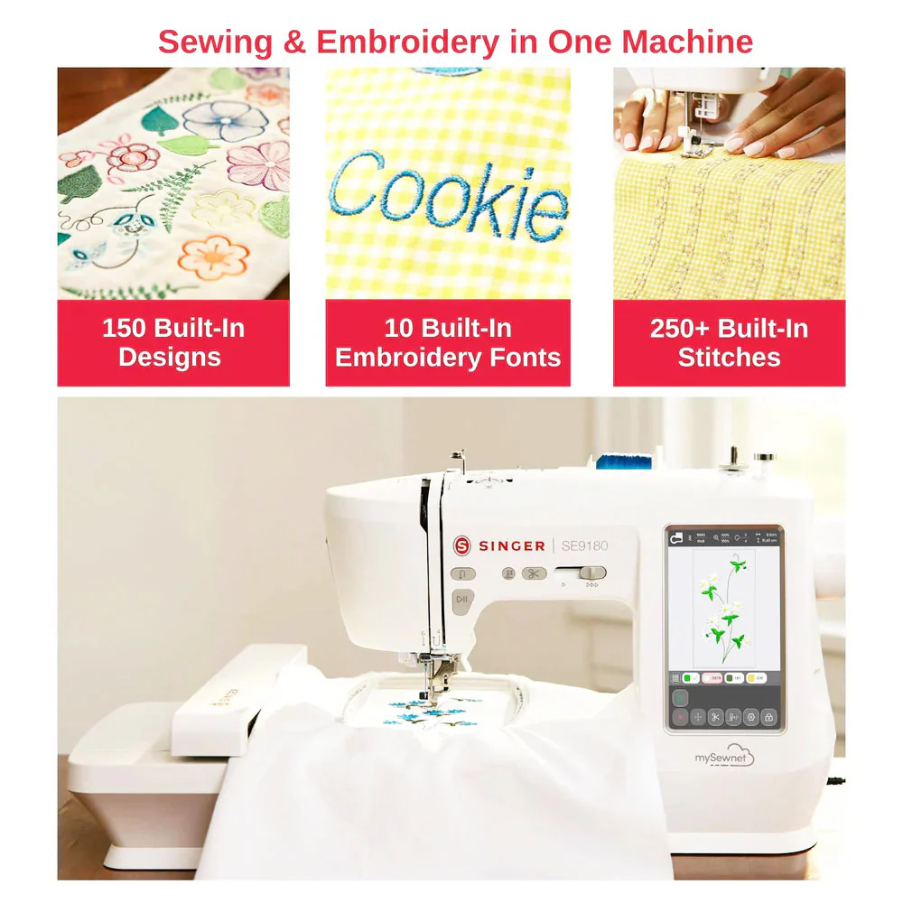 Factory Serviced Singer SE9180 Sewing & Embroidery Machine - Image 9