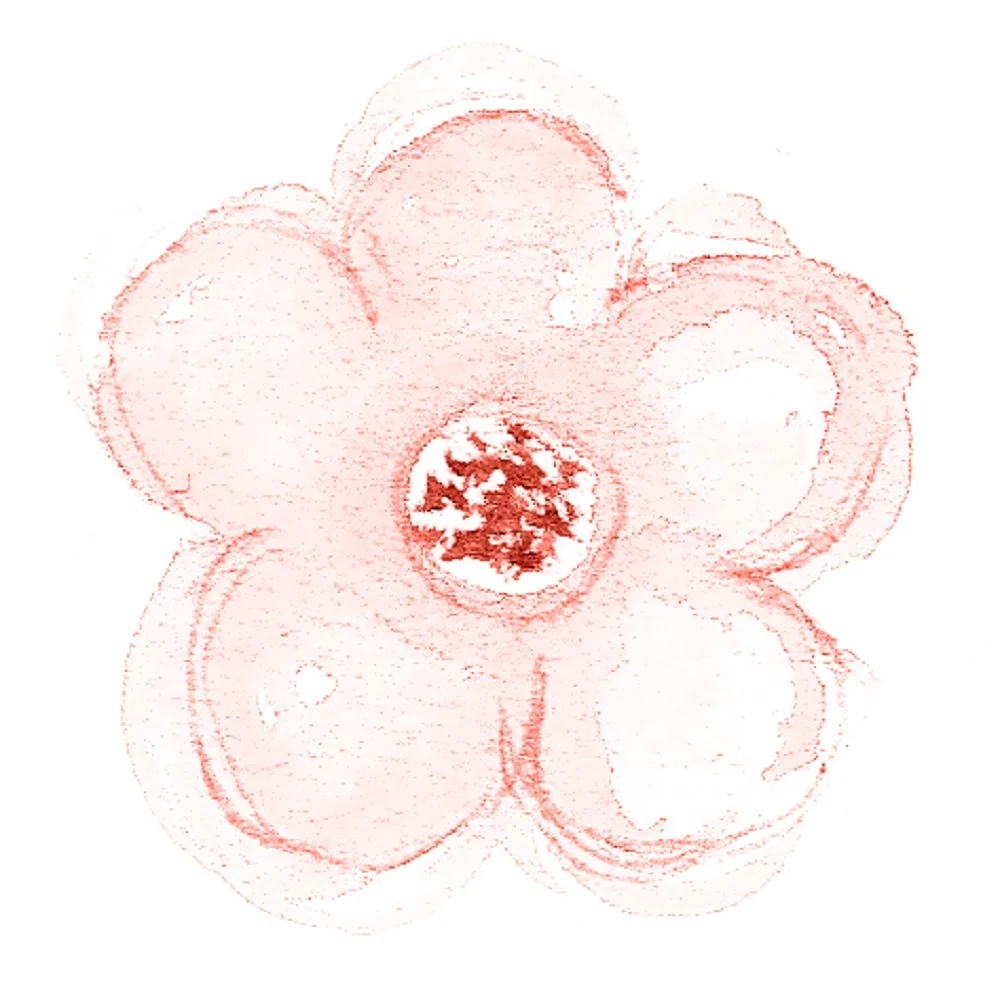 Faded Cherry Blossom Fabric Panel