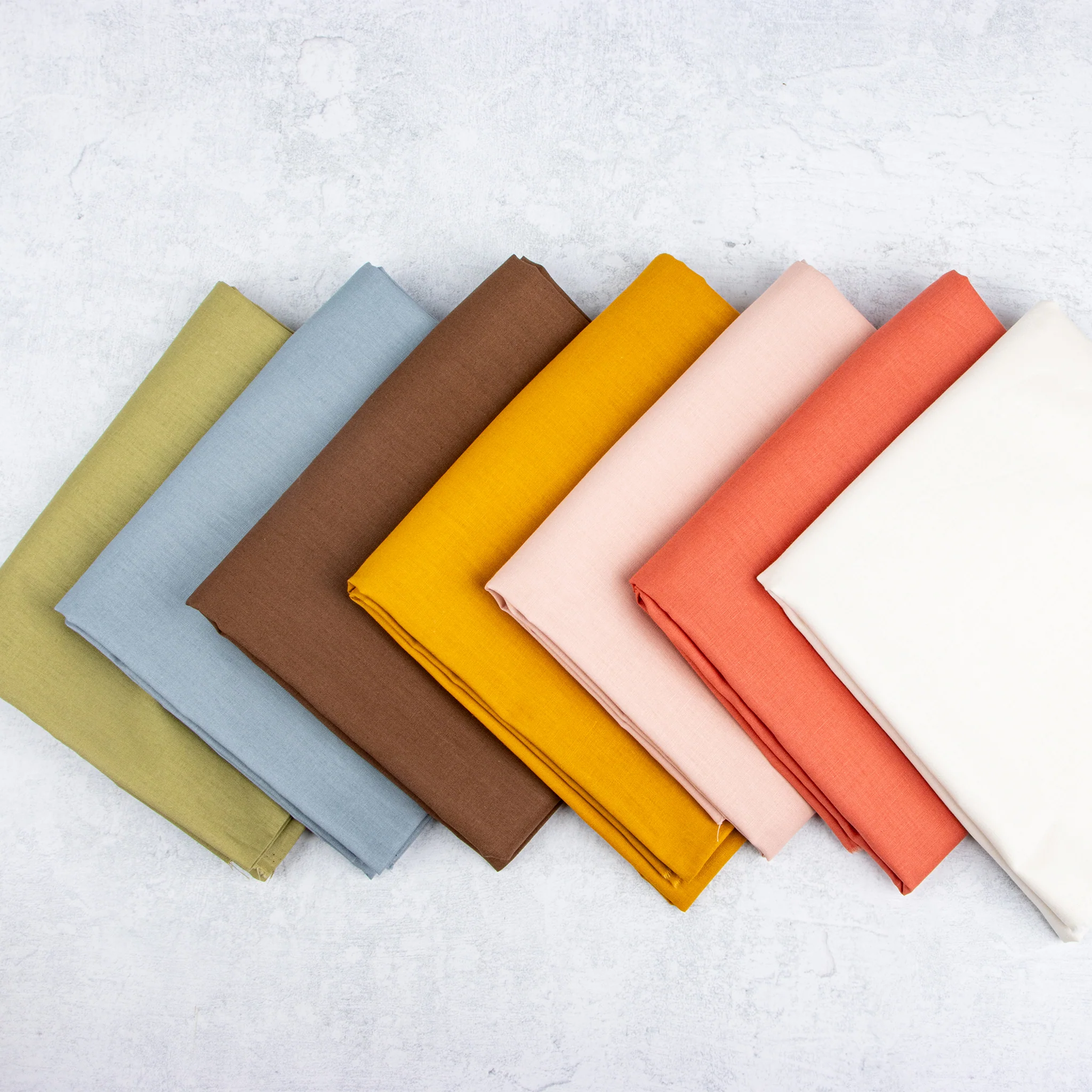 Fairfax Linen Solid Fabric Collection - Mulberry - Image 2