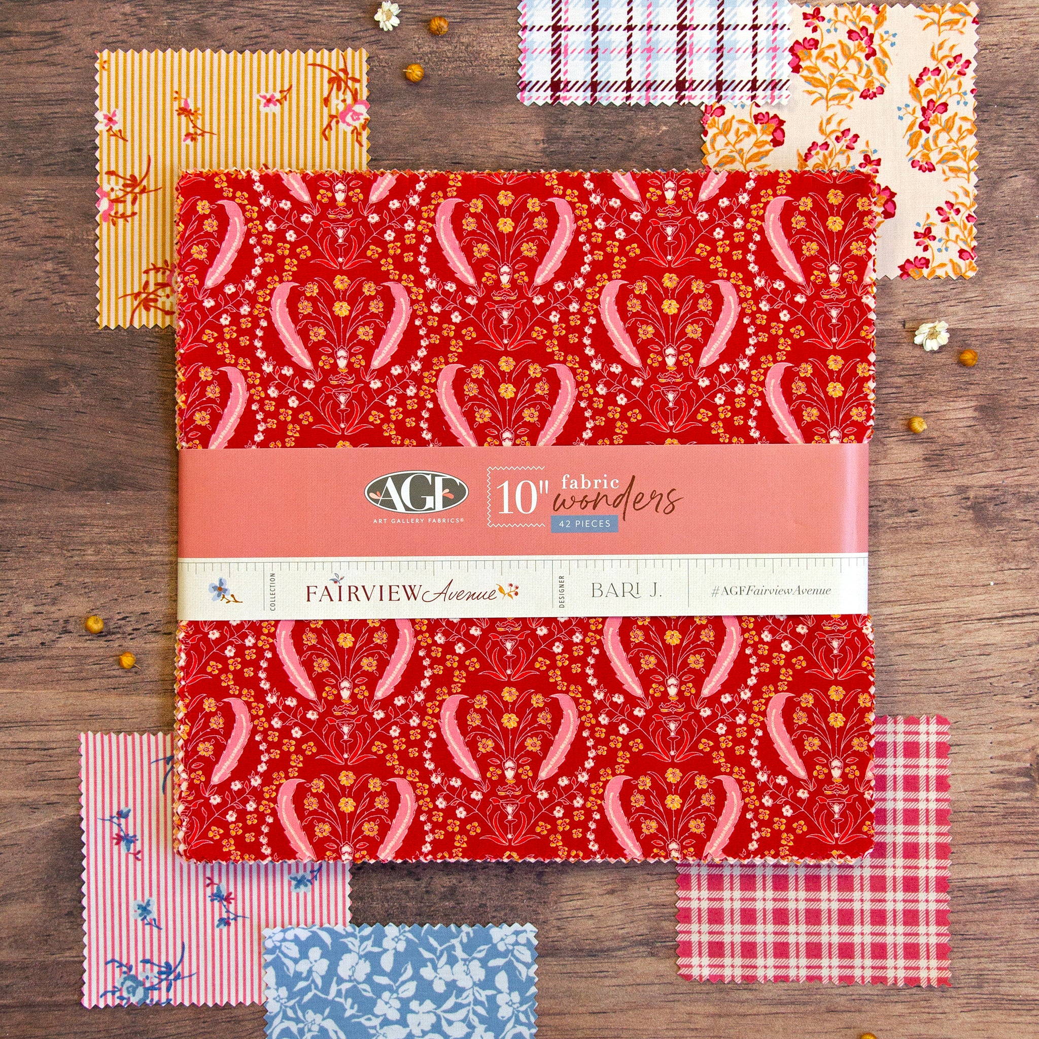 Fairview Avenue 10" Fabric Squares - 42 pc