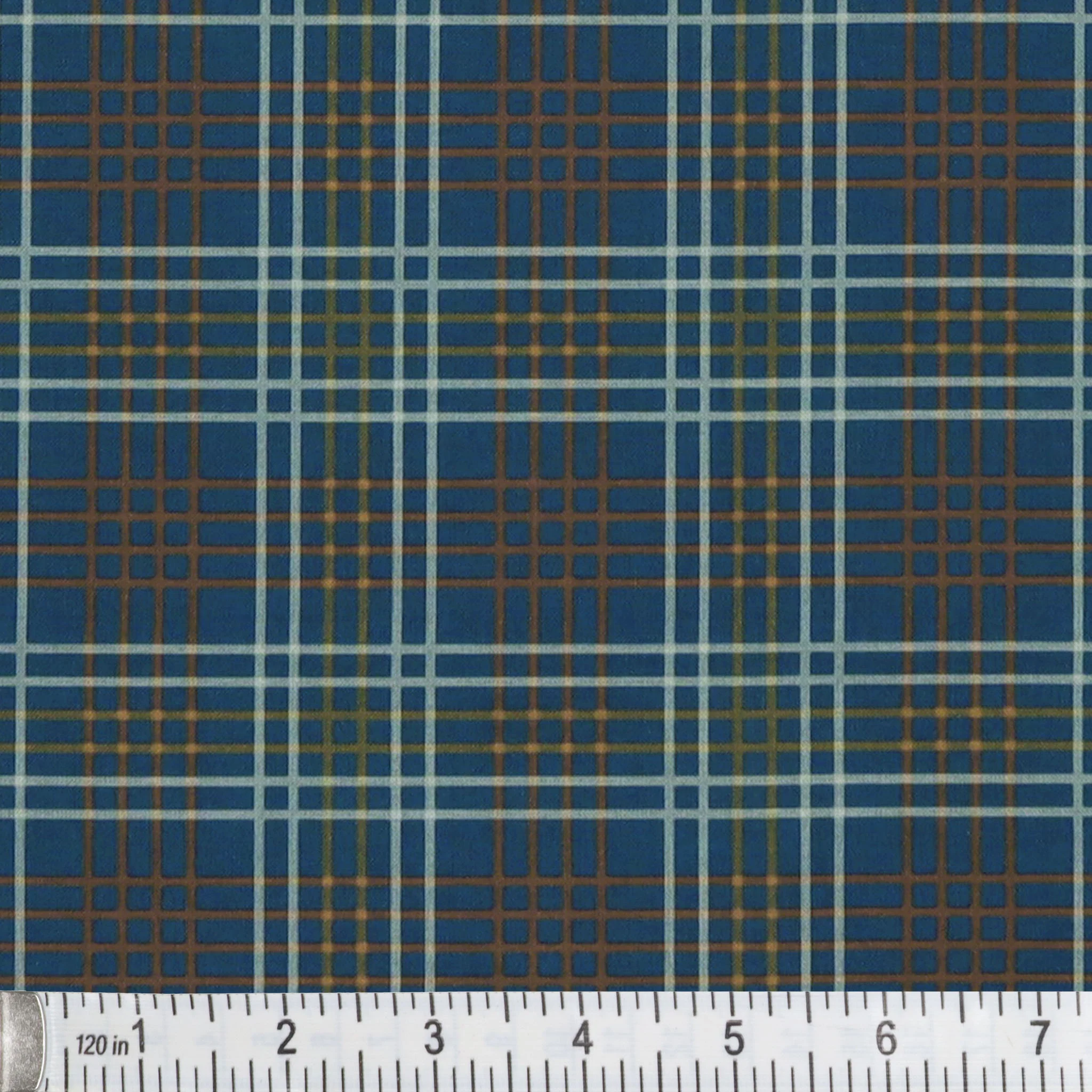 Fall Plaid Pattern #1 Fabric - Image 2