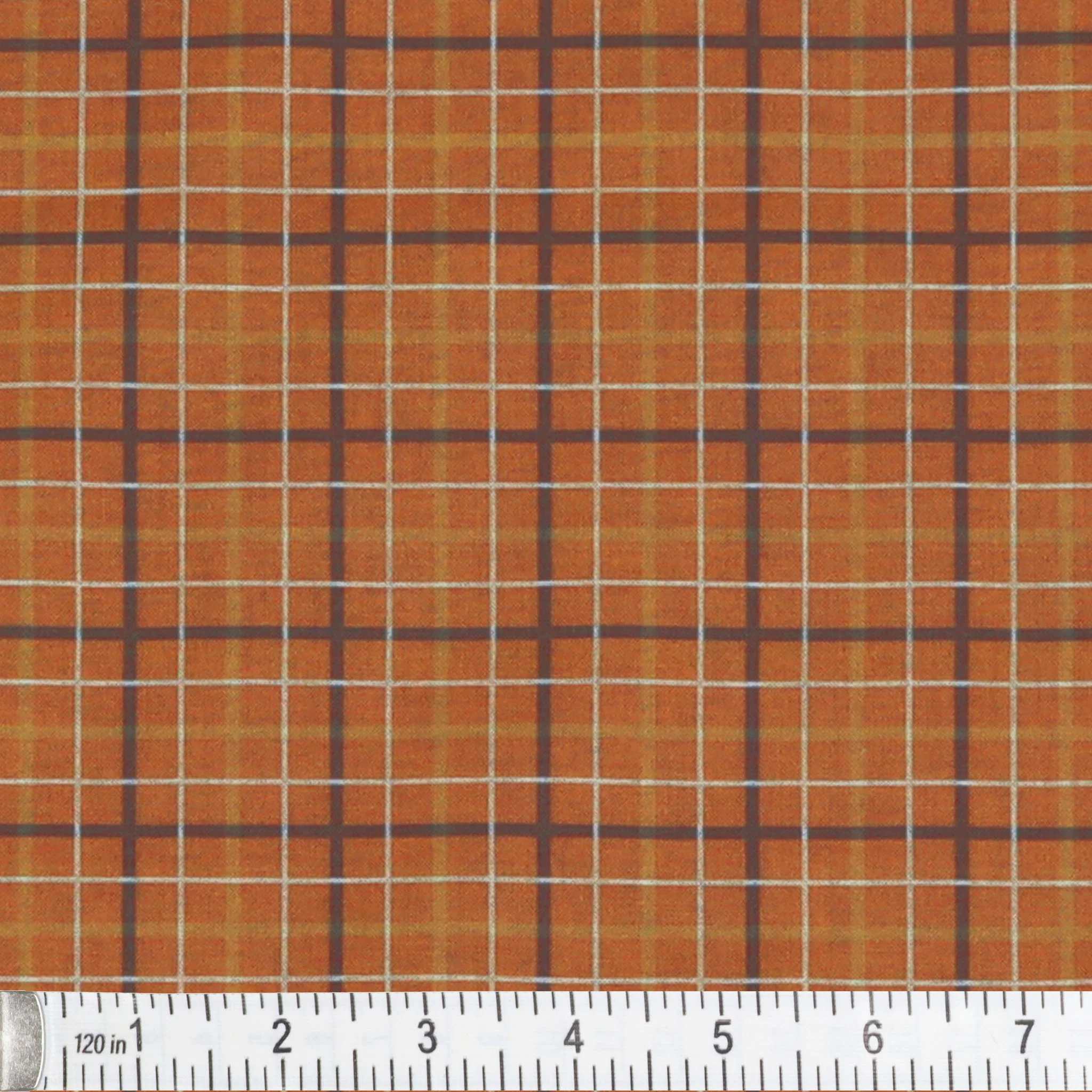 Fall Plaid Pattern #3 Fabric - Image 2
