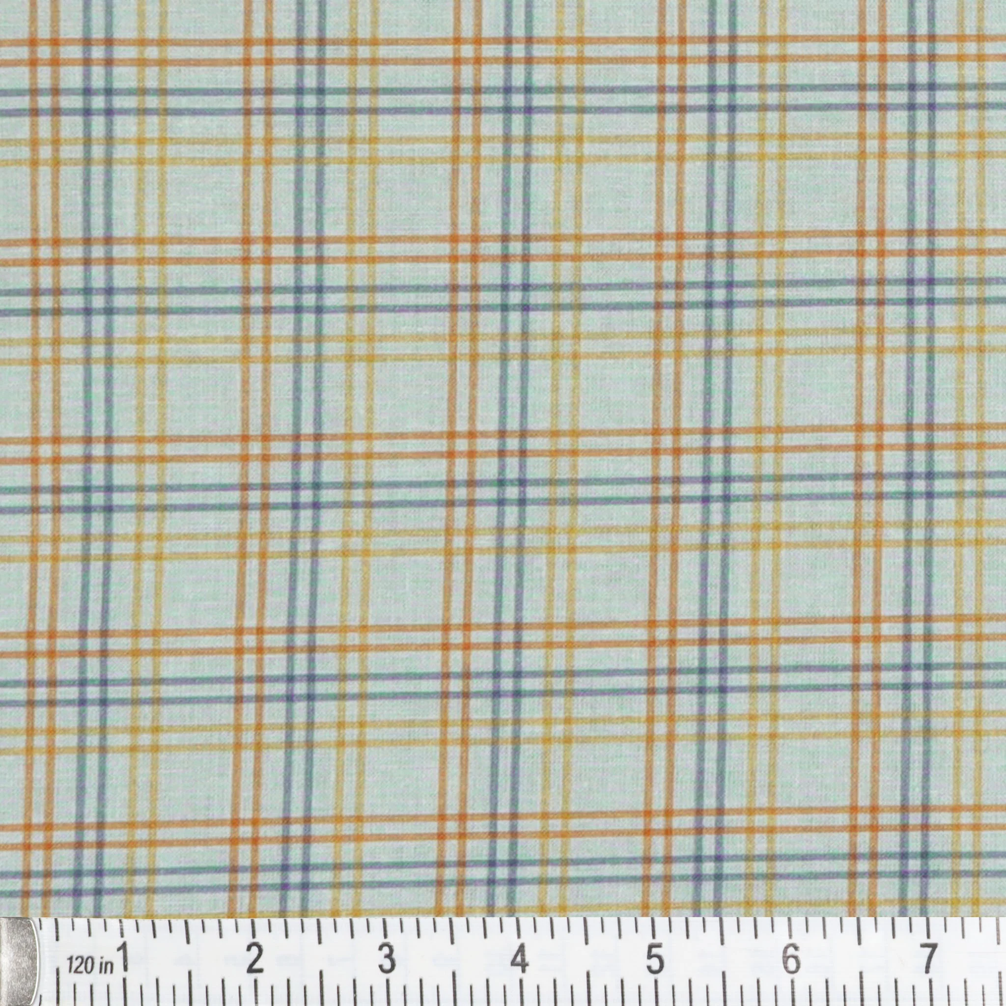 Fall Plaid Pattern #9 Fabric - Image 2