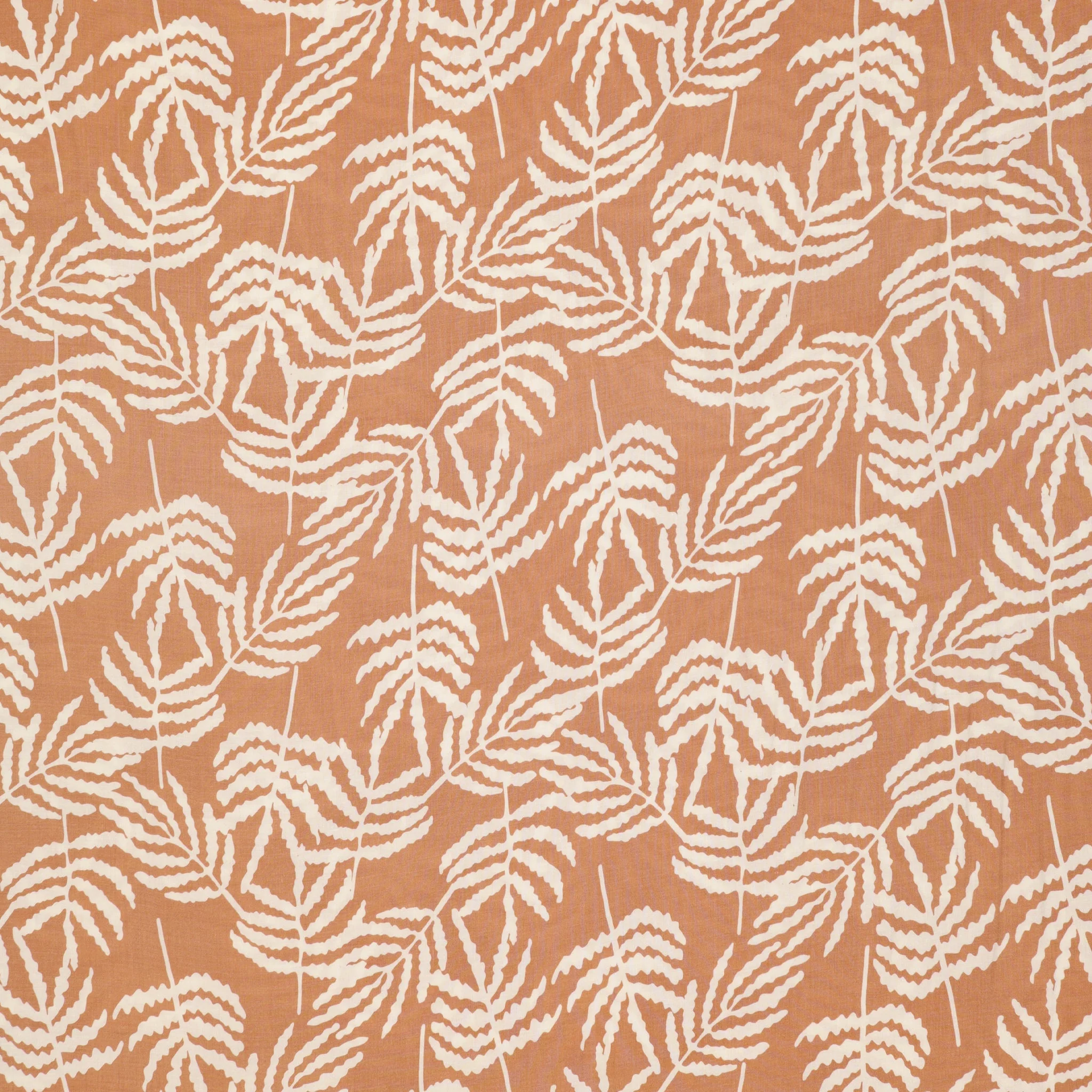Ferngully Cinnamon Fabric in Rayon