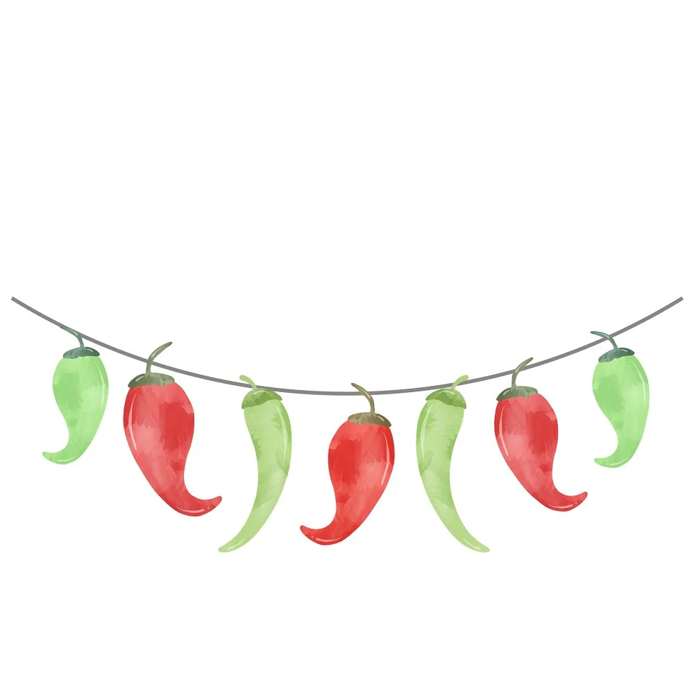 Fiesta! Peppers Fabric Panel