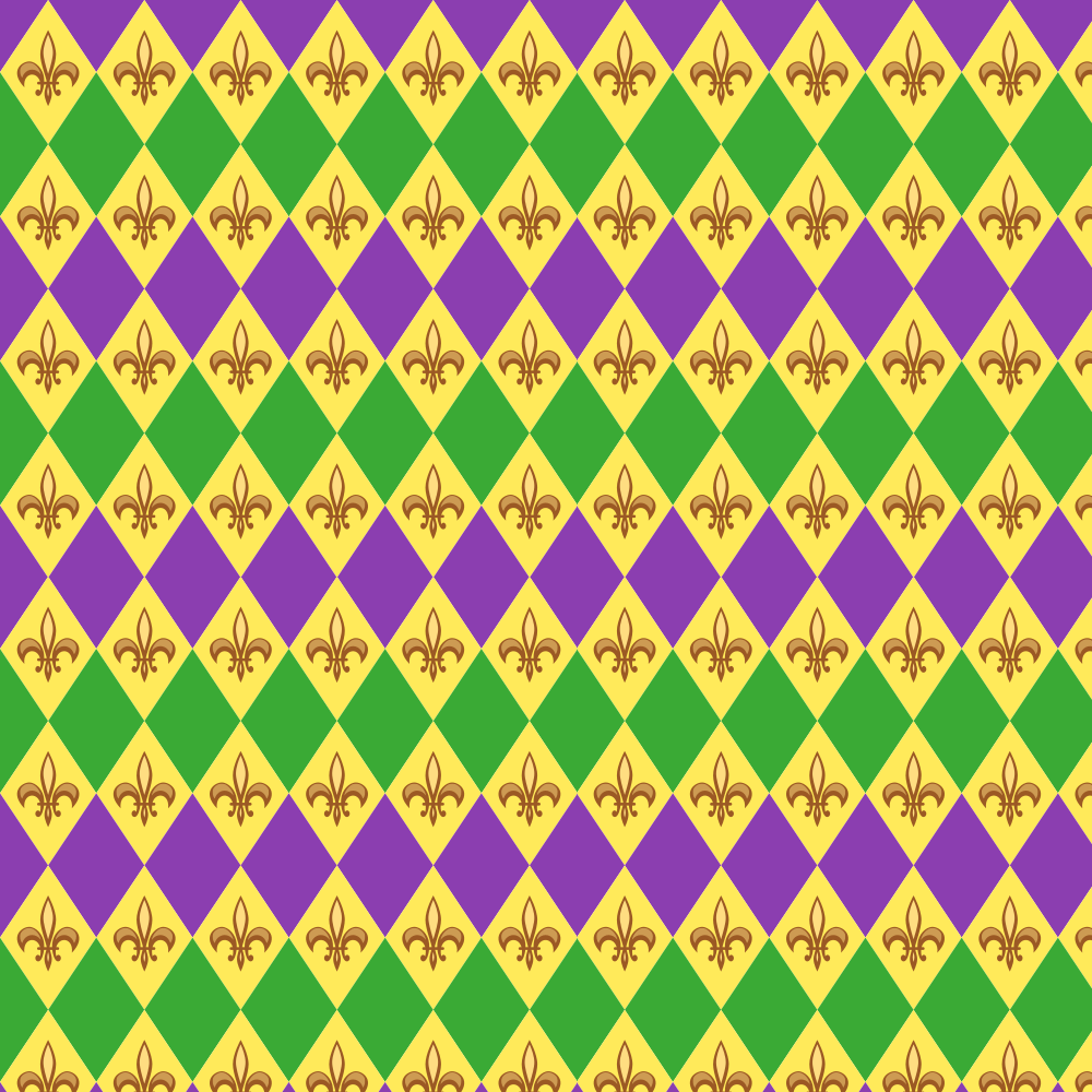 Fleur-de-lis Diamond Fabric