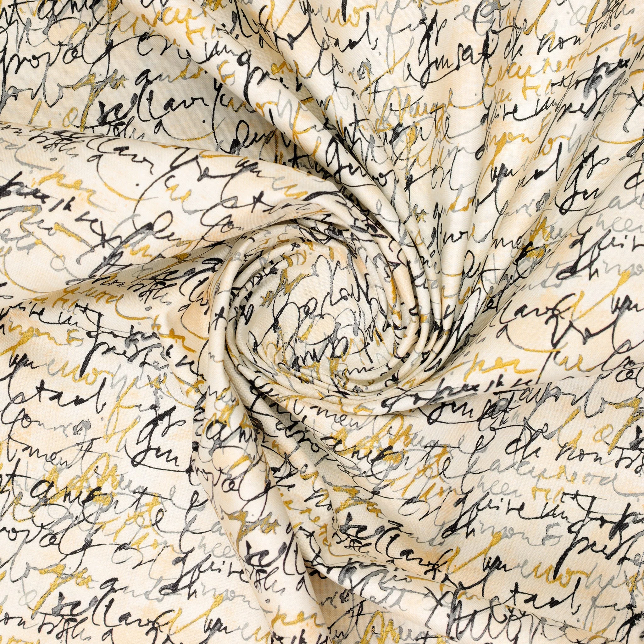 Fluidity Fabric Collection - Black/Cream - Image 2