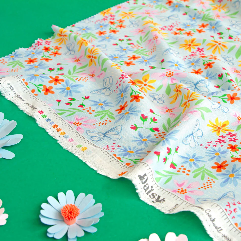 Flying Wild Cloud Fabric in Rayon - Image 5