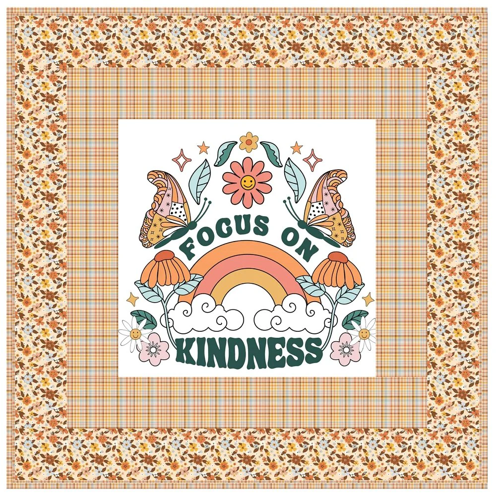 Focus on Kindness Wall Hanging 42" x 42"