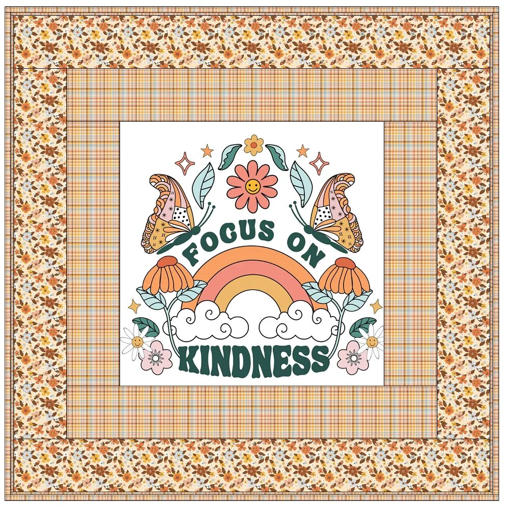 Focus on Kindness Wall Hanging 42" x 42" - Image 2