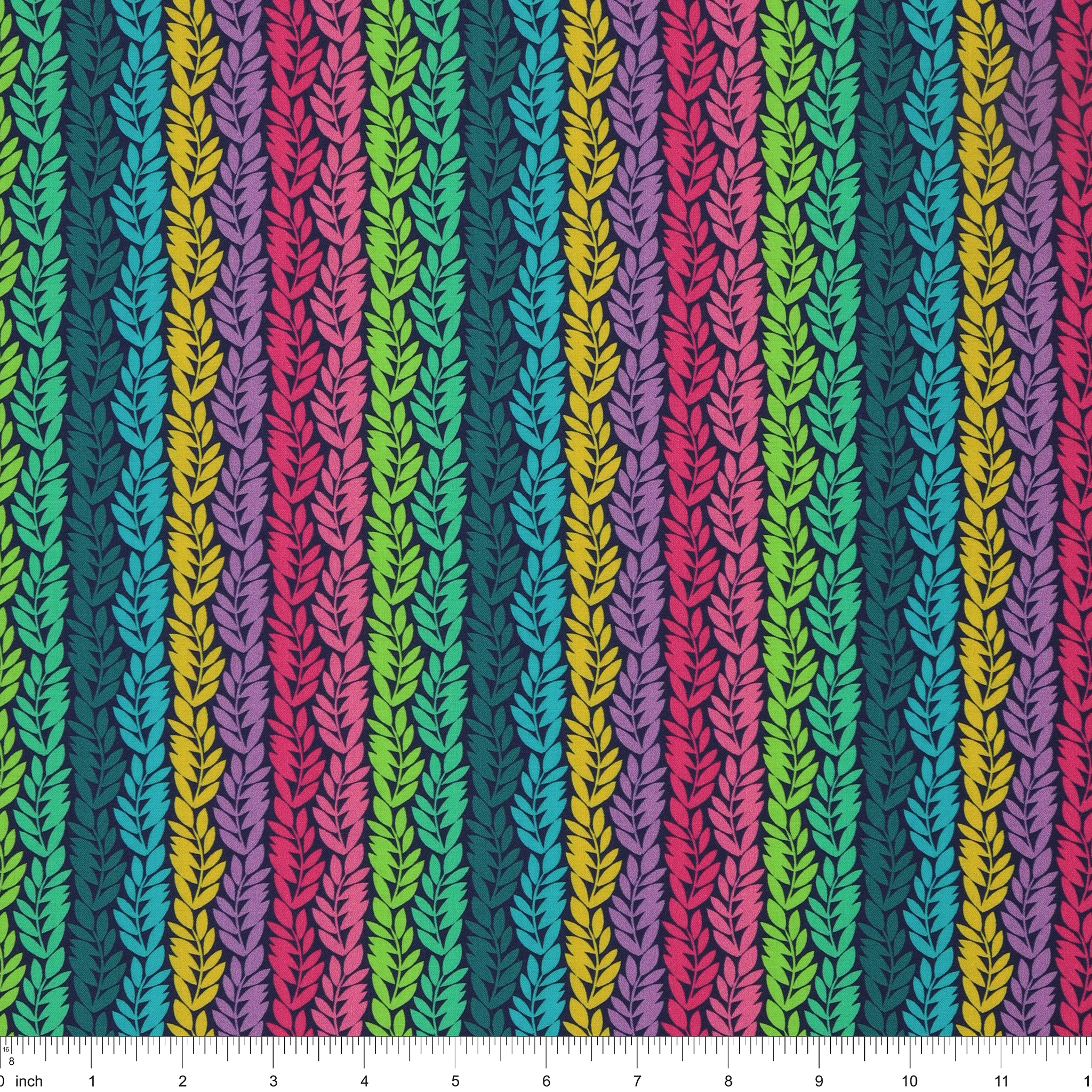 Foliage Fabric Collection - Foliage Rainbow - Image 3