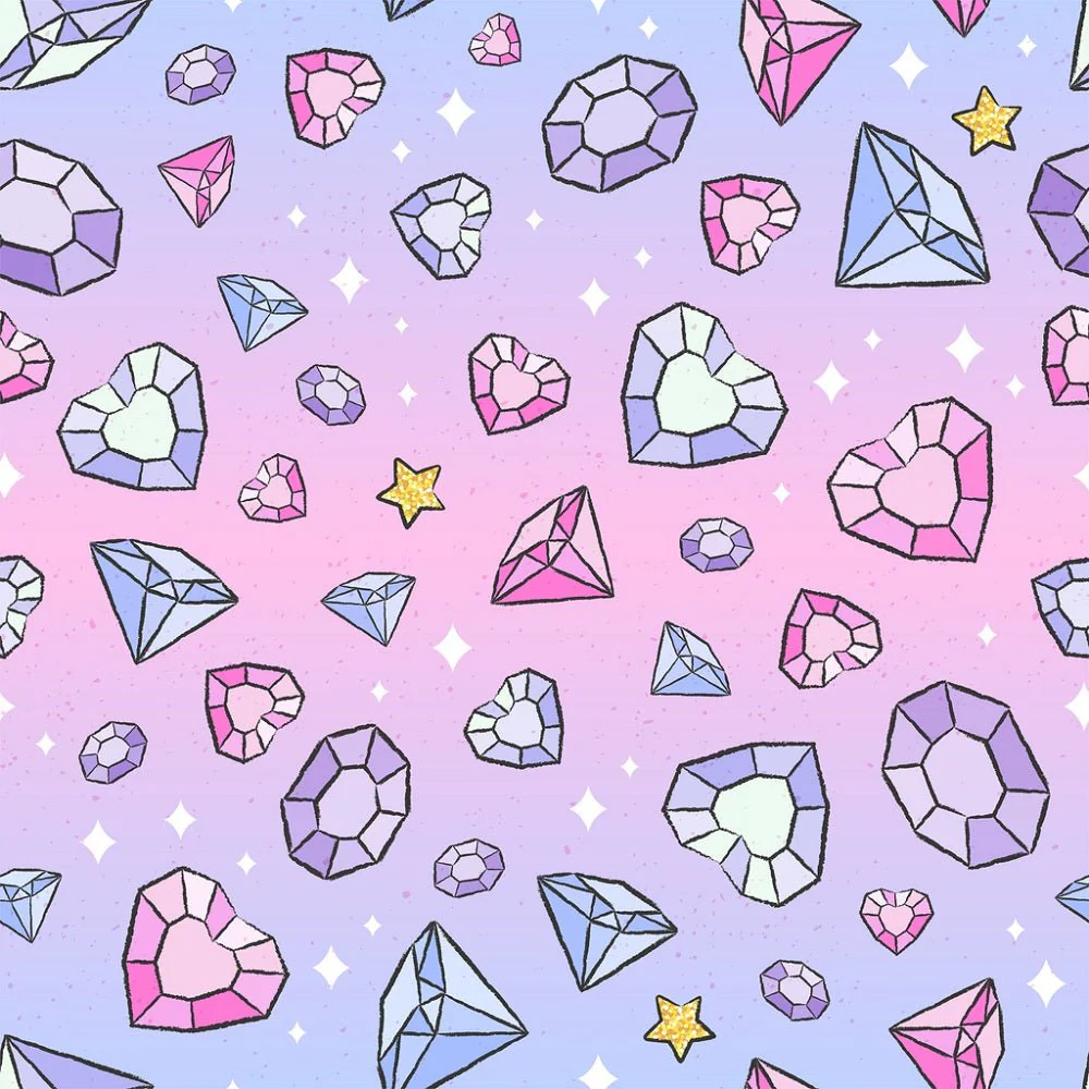 Follow Your Dreams Diamonds Fabric - Multi