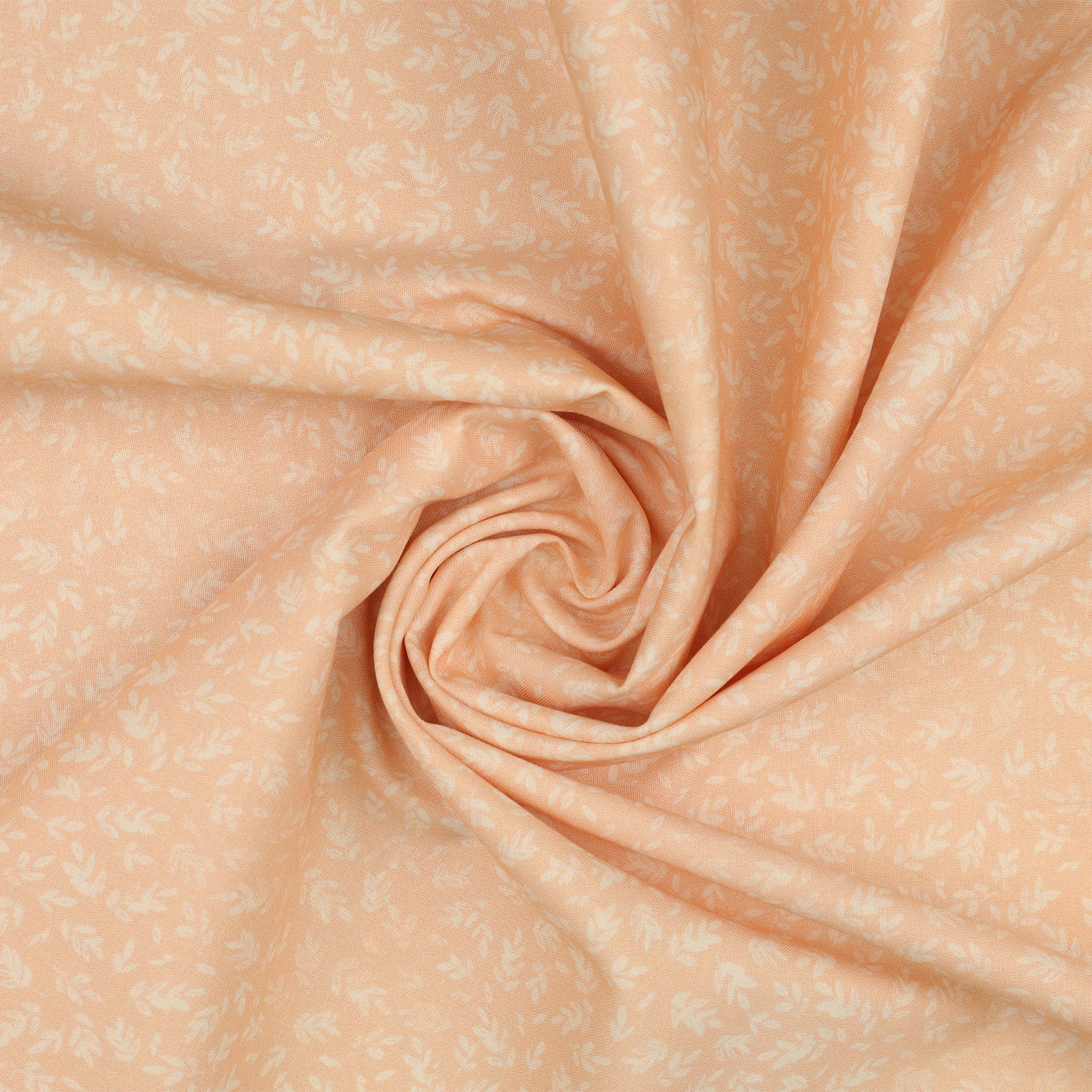 Follow Your Joy Fabric Collection - Leafy Sprig Light Peach - Image 2