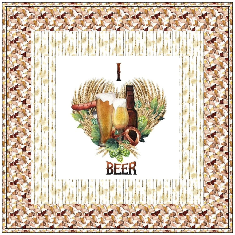 For the Love of Beer Wall Hanging 42" x 42" - Image 2