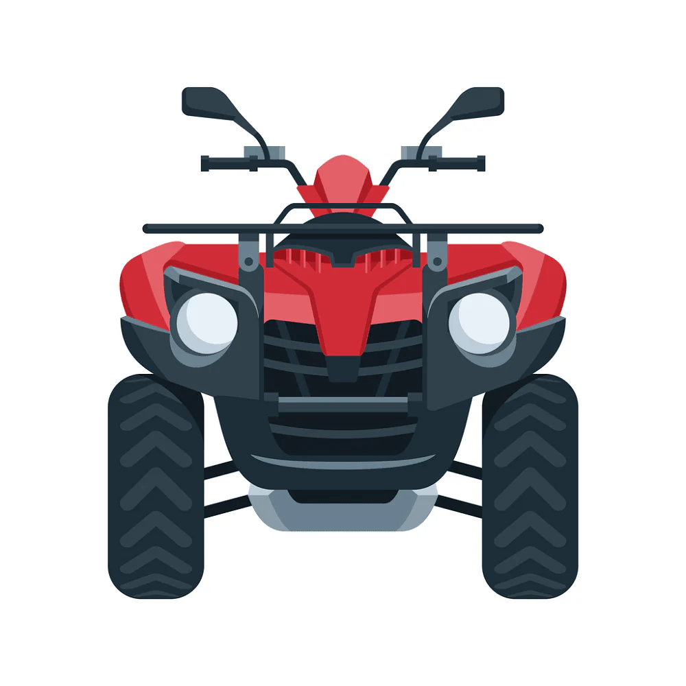 Four Wheeler Fabric Panel - Red