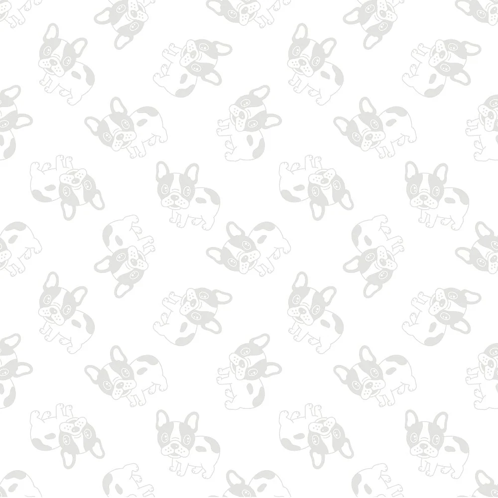 French Bulldogs Tone on Tone Fabric - Image 2