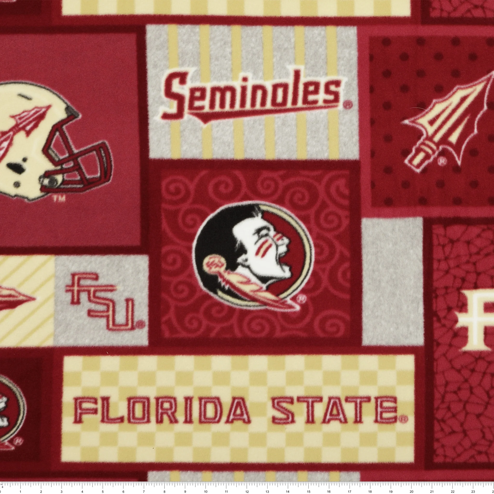 FSU Seminoles College Patch in Fleece - Image 3