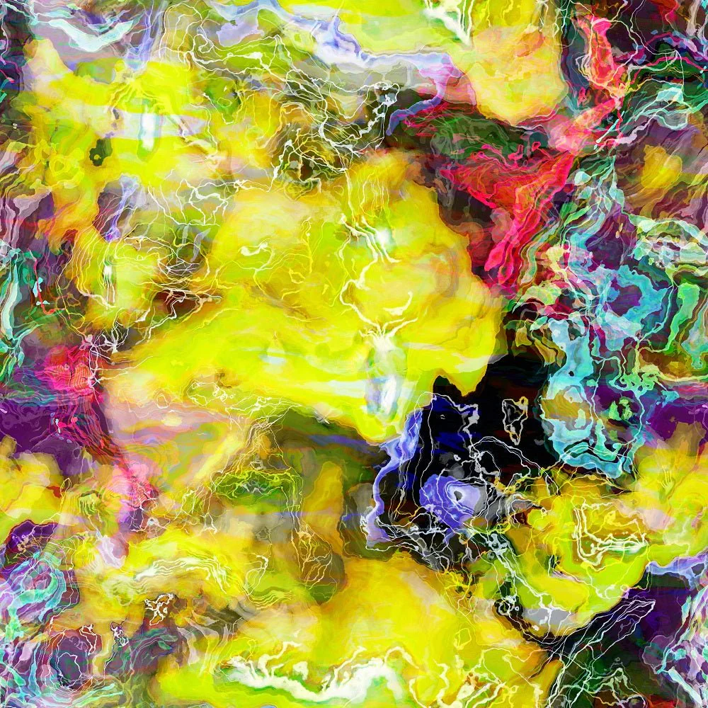 Funky Ink #6 Fabric