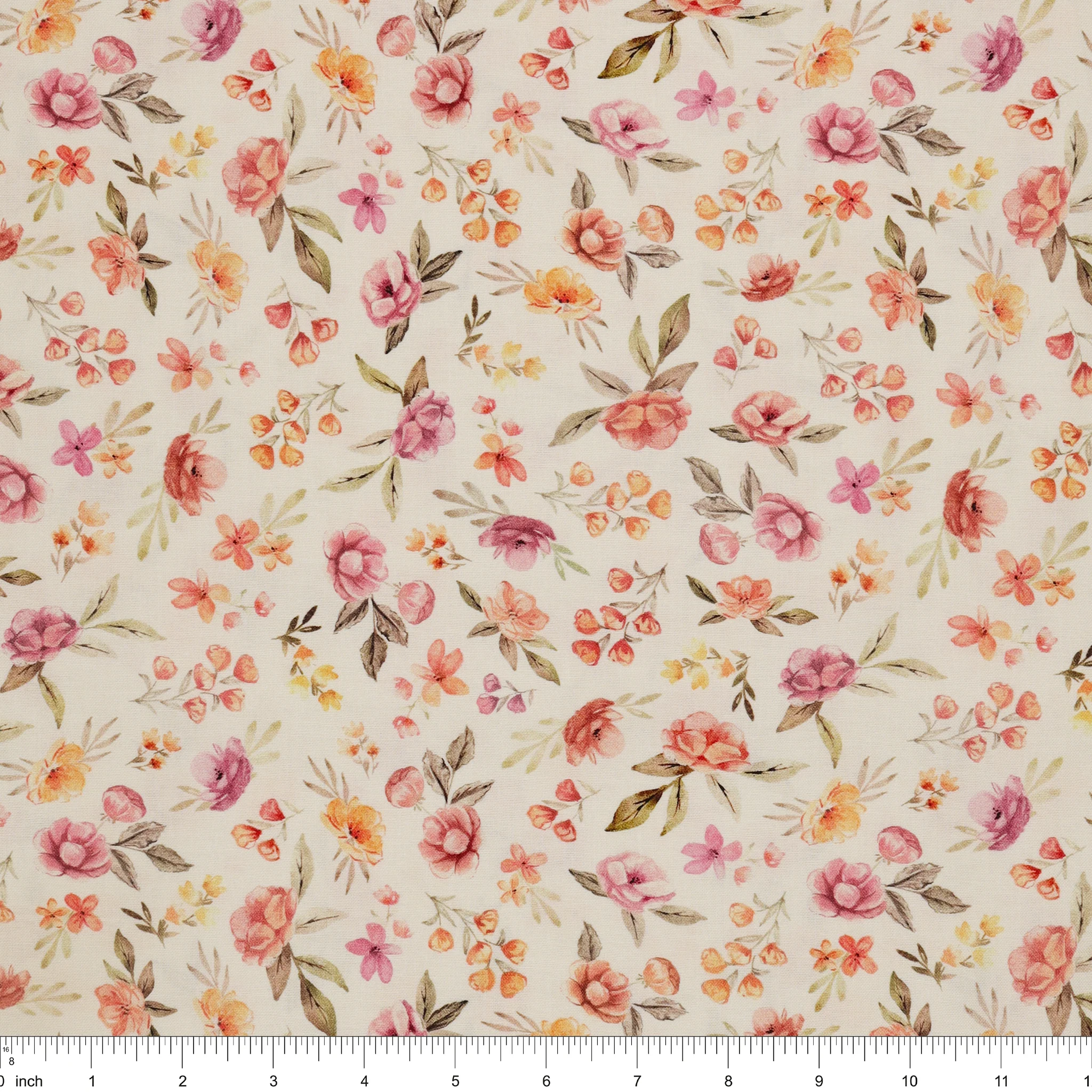Garden of Affection Fabric Collection - Affection Toss White - Image 3