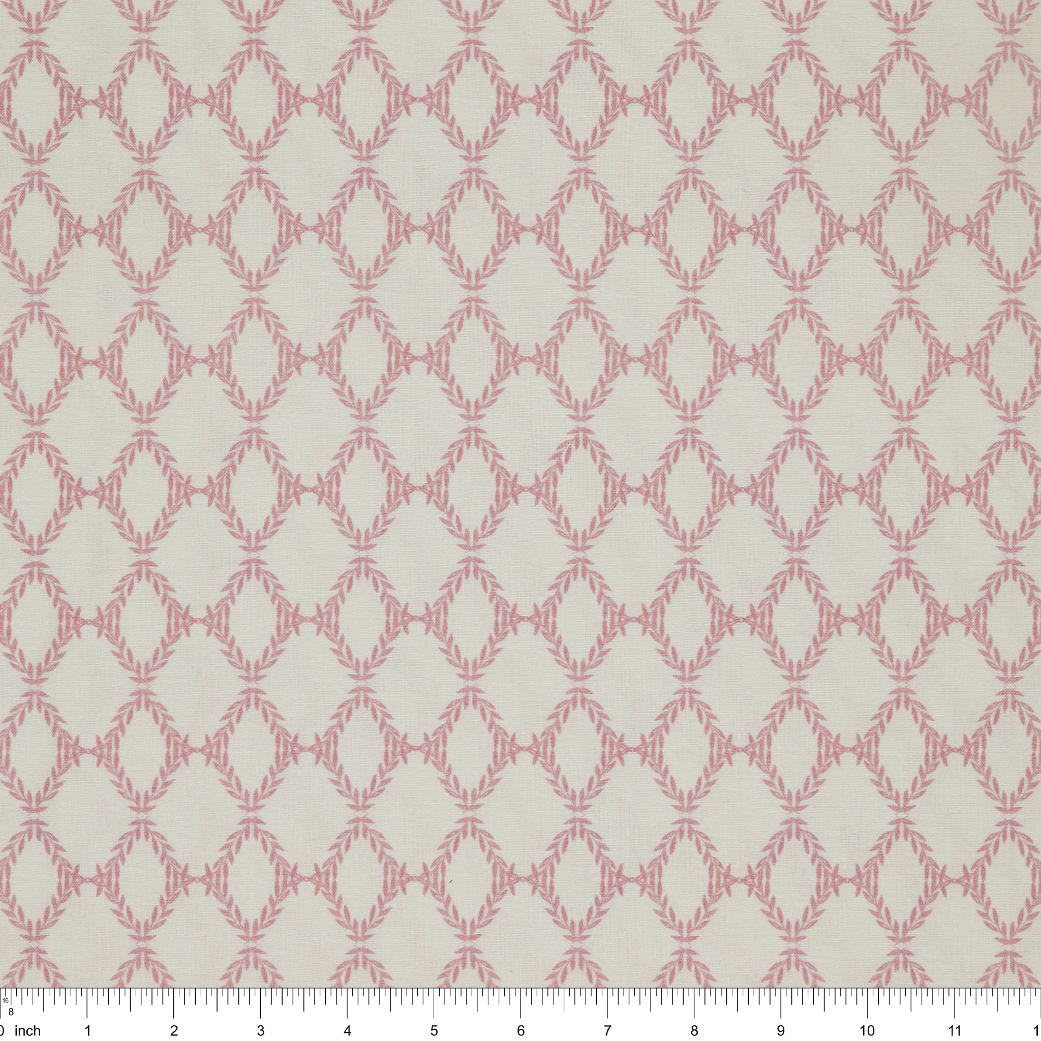 Garden of Affection Fabric Collection - Affection Trellis Rose/White - Image 3