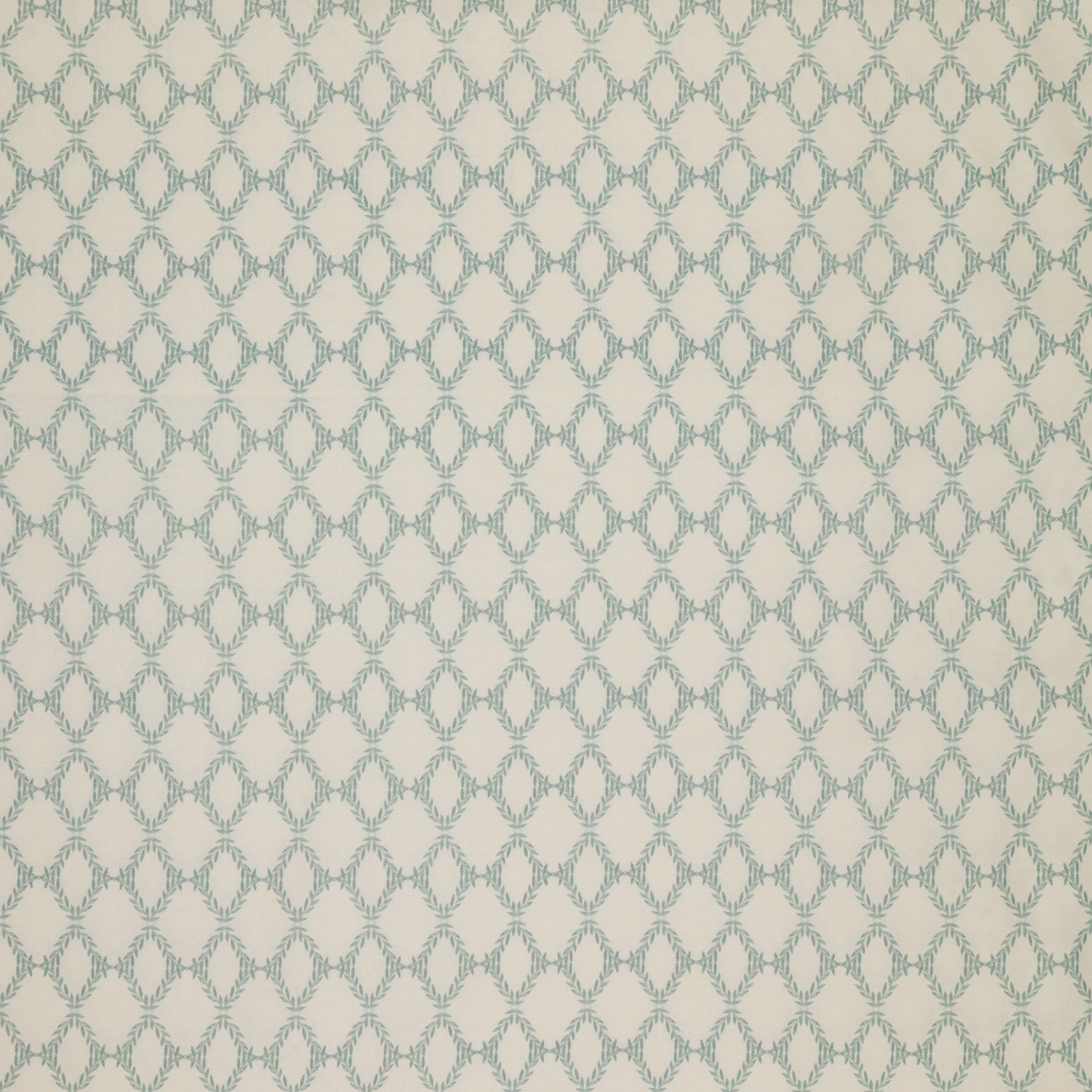 Garden of Affection Fabric Collection - Affection Trellis Turquoise/White