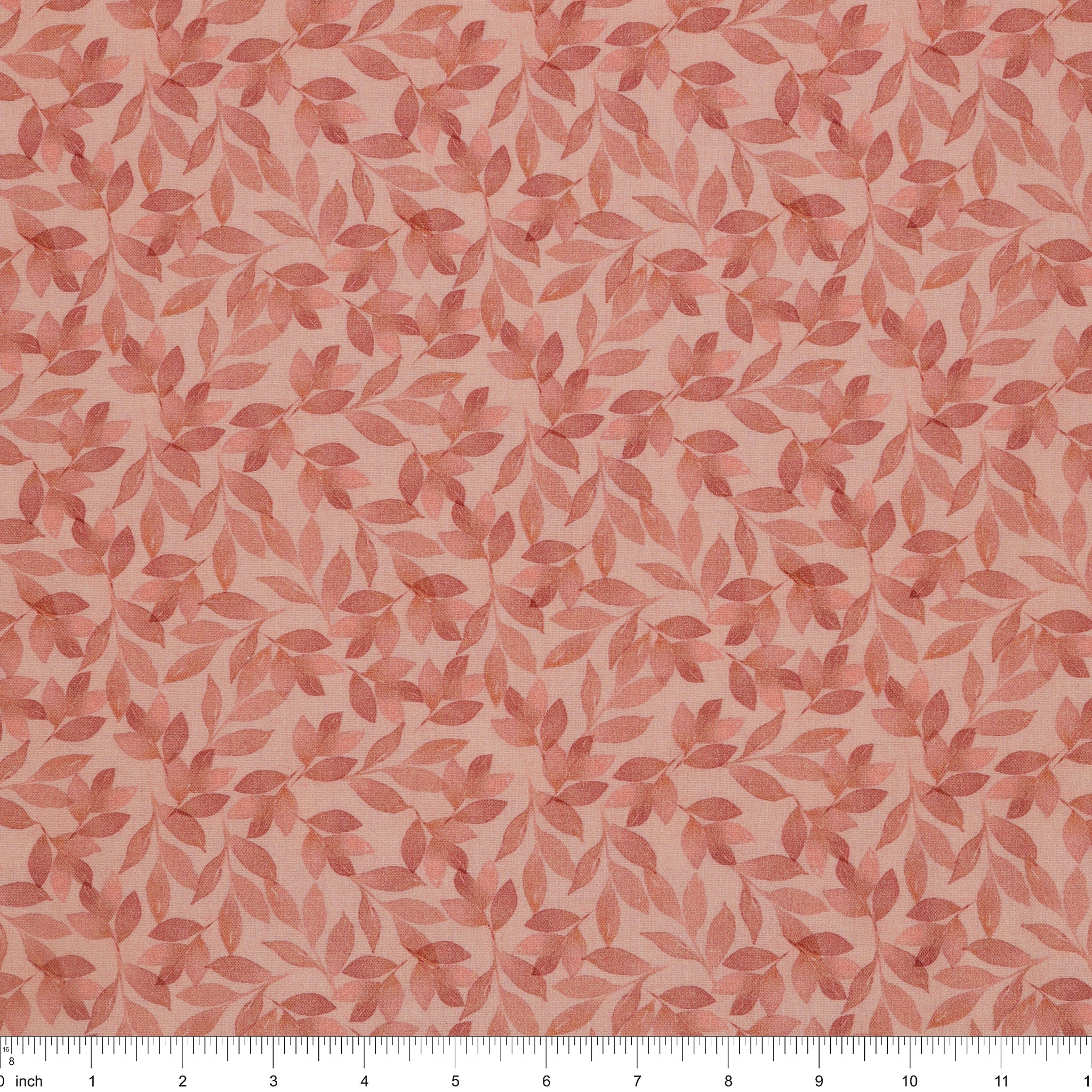 Garden of Affection Fabric Collection - Flowing Leaves Peach - Image 3