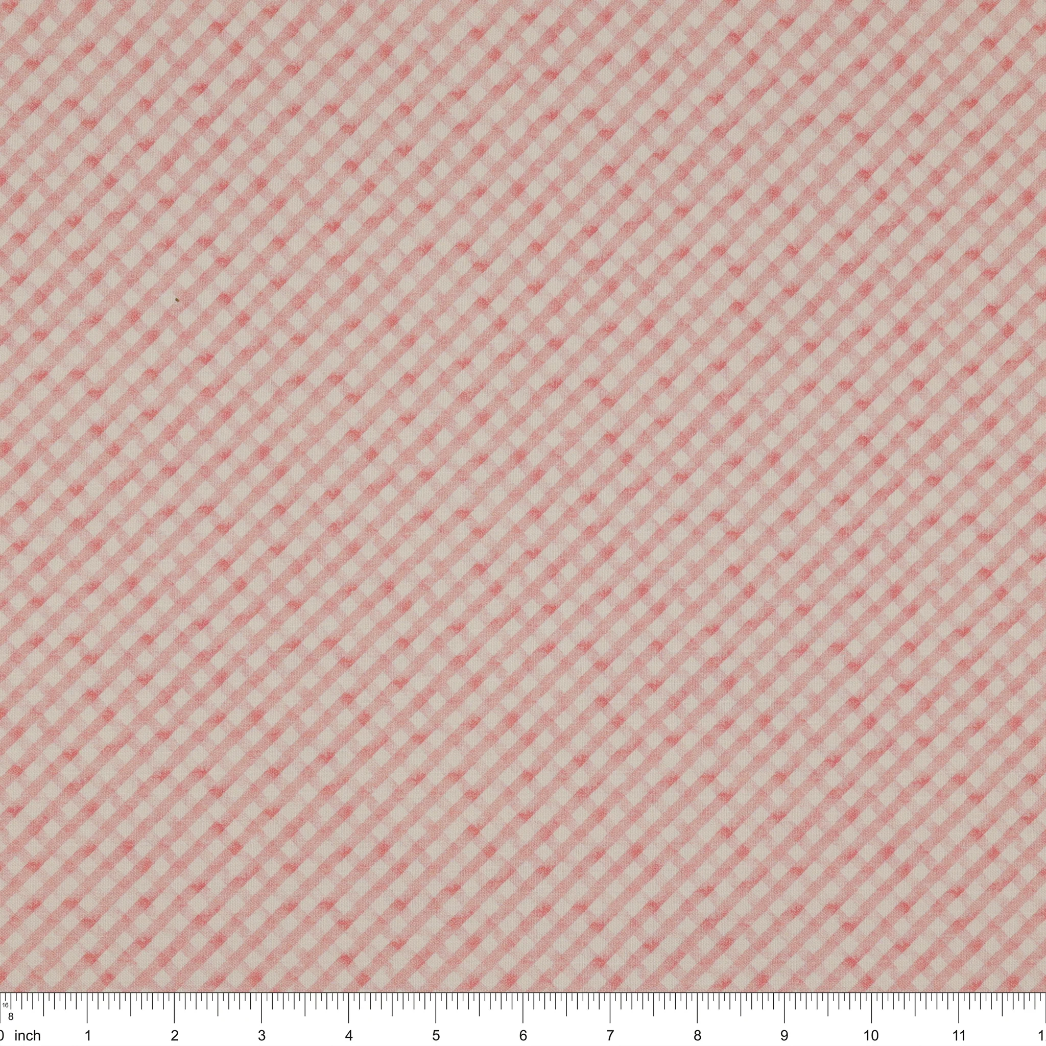 Garden Tea Fabric Collection - Garden Plaid Pink - Image 3