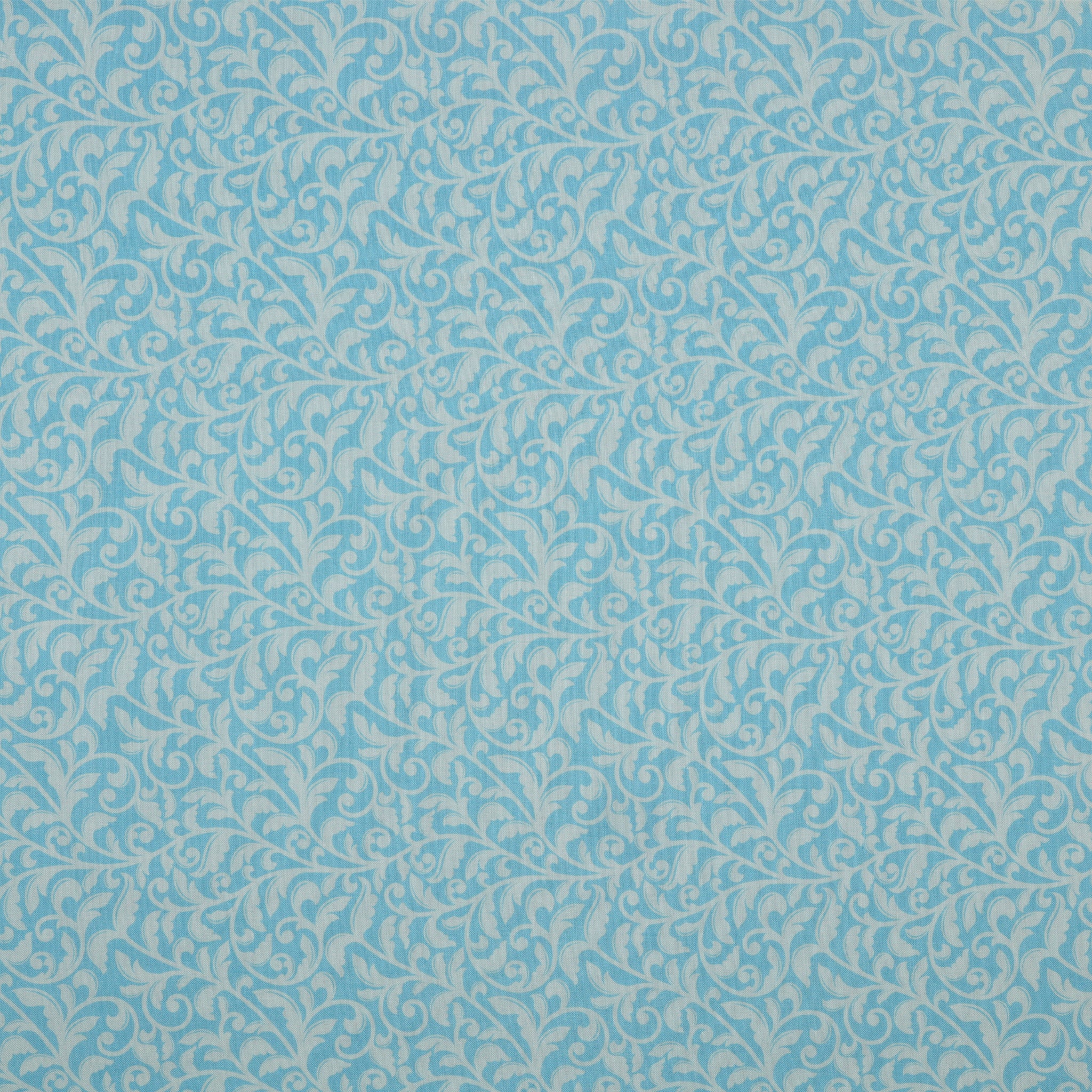 Garden Tea Fabric Collection - Garden Scroll Blue