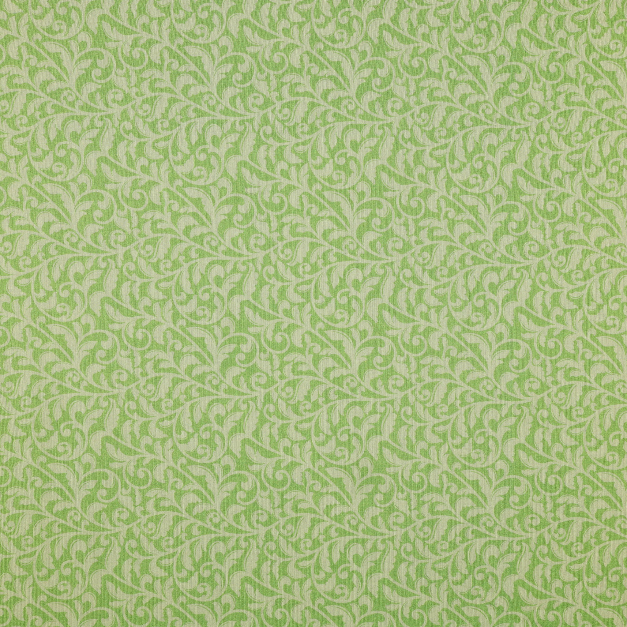 Garden Tea Fabric Collection - Garden Scroll Green