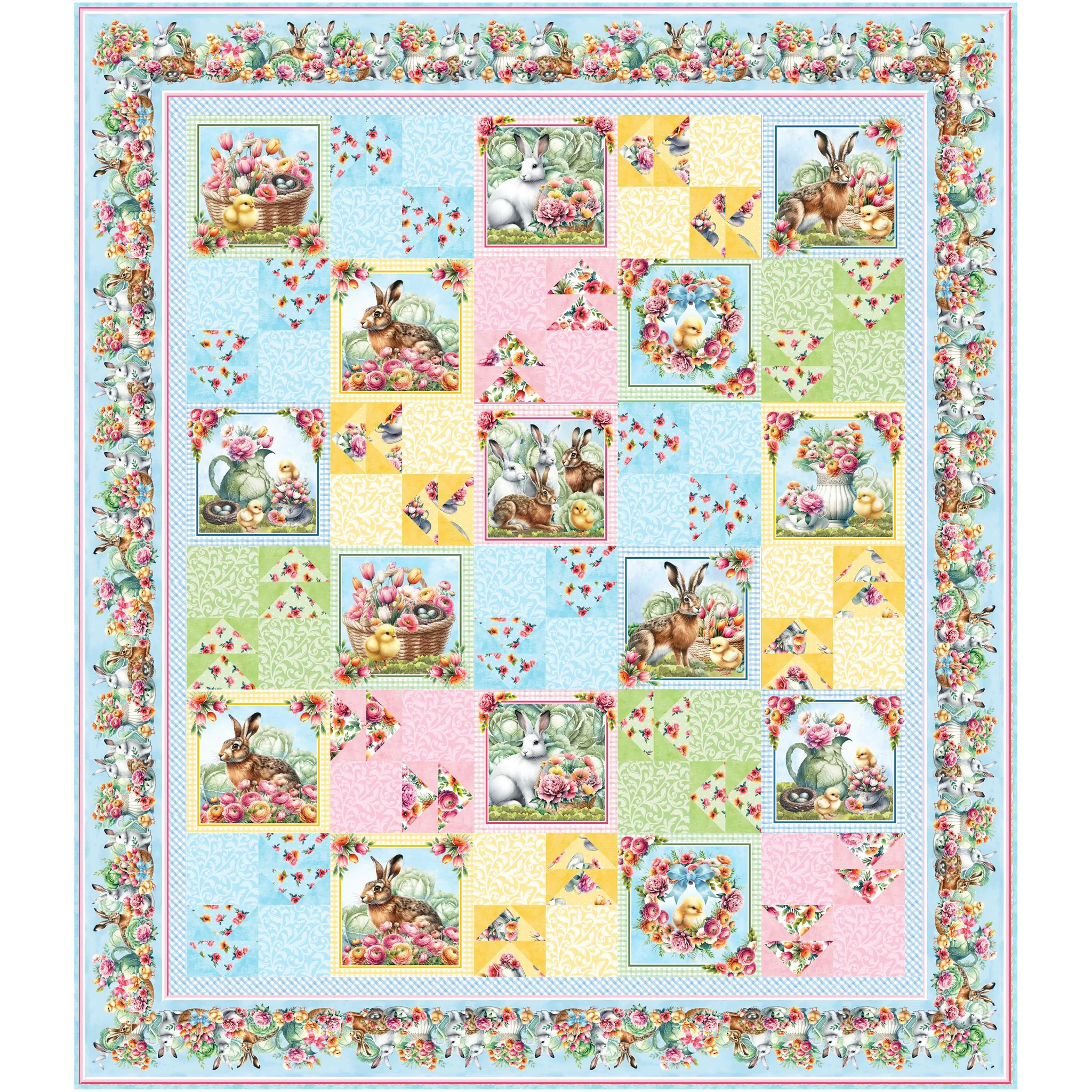 Garden Tea Fabric Collection - Garden Tea Stripe Multi - Image 4