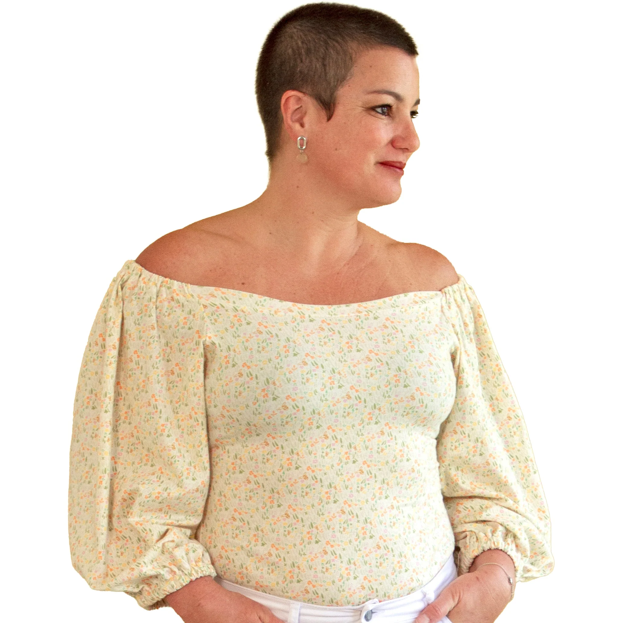 Gardenland Shine Fabric in Knit - Image 5