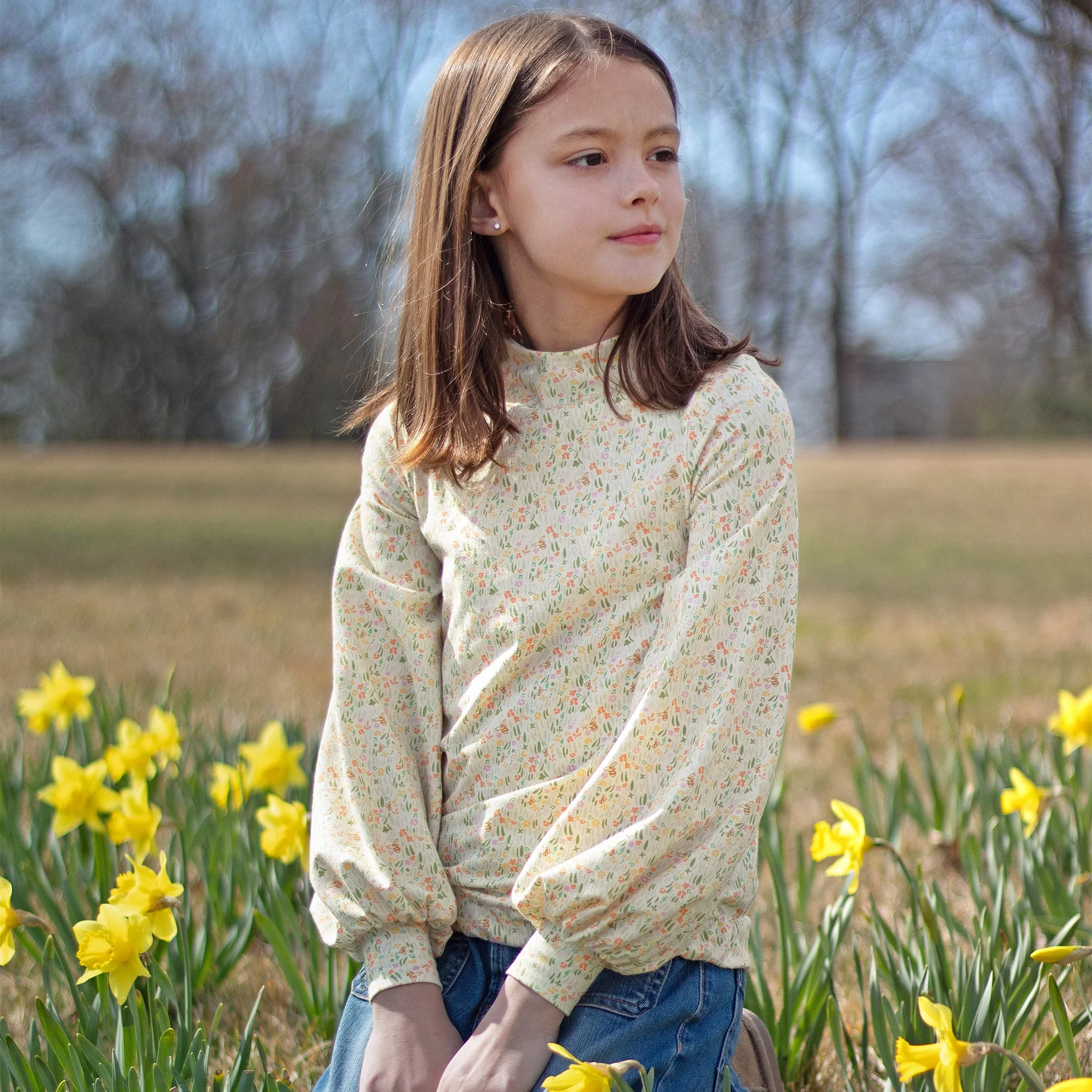 Gardenland Shine Fabric in Knit - Image 8