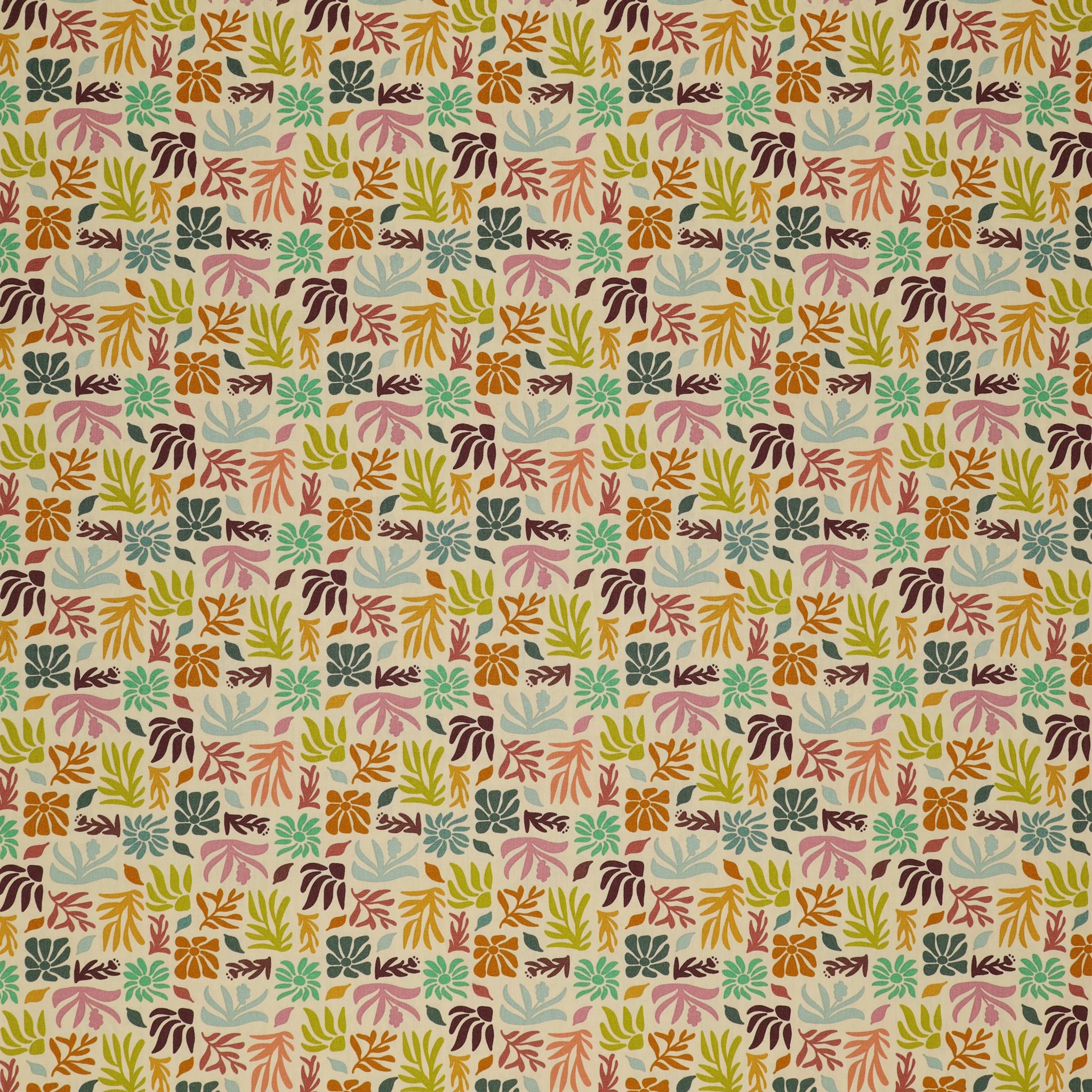 GeoBloom Fabric Collection - Botanical Tiles