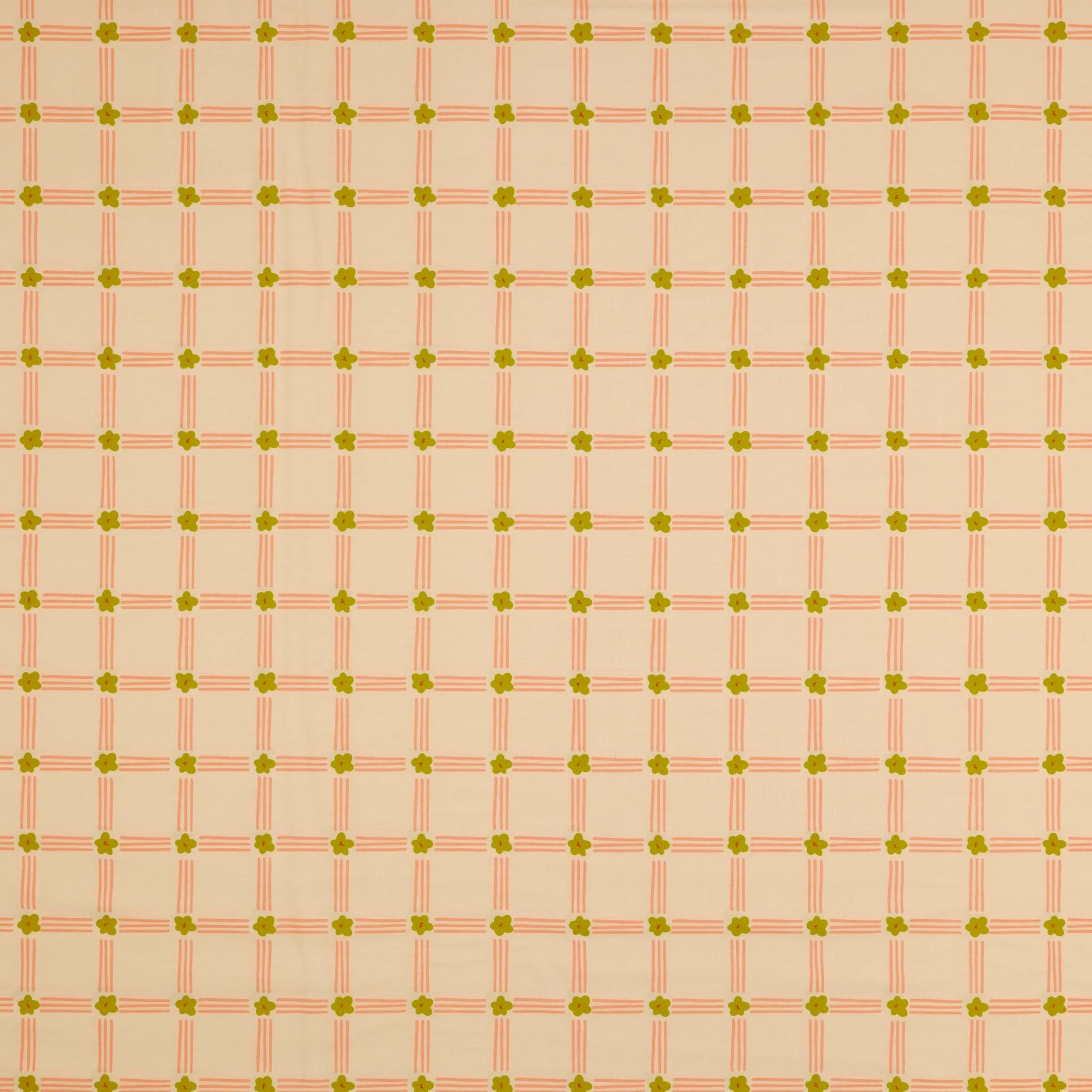 GeoBloom Fabric Collection - Floral Crosswave