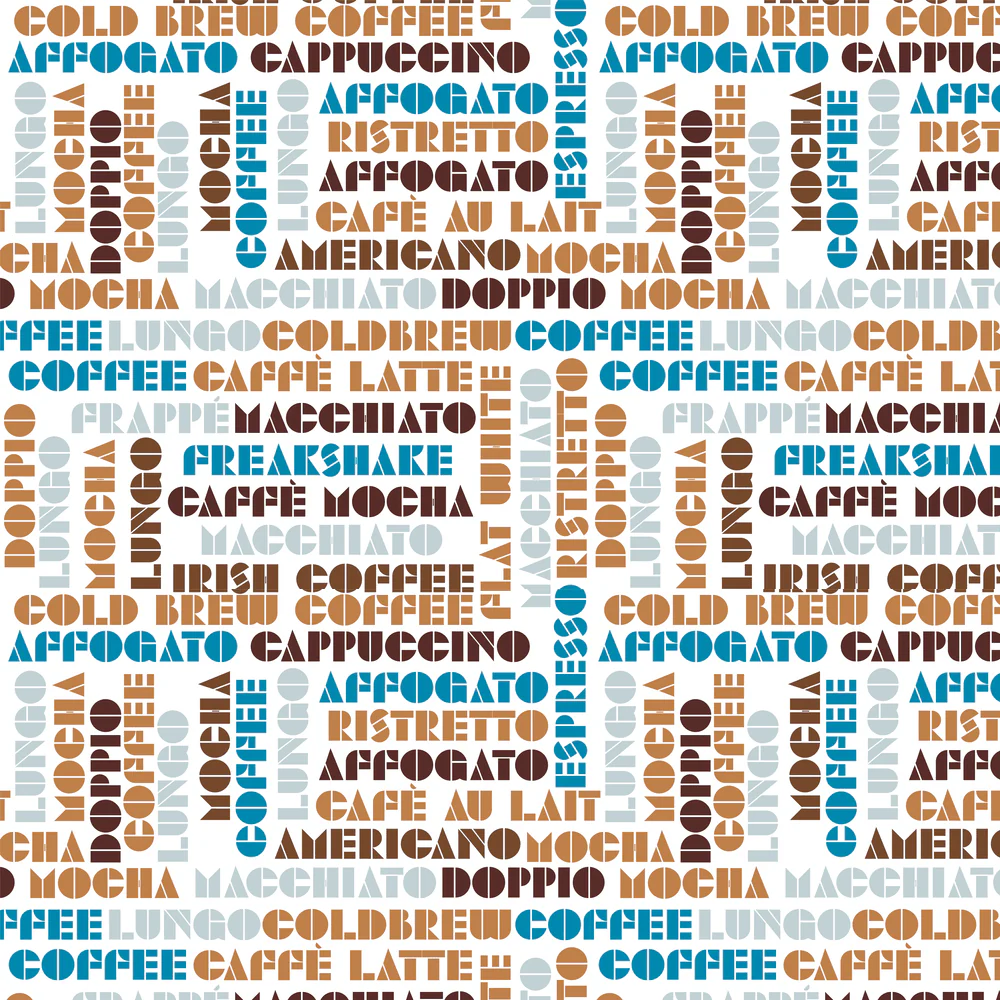 Geometric Coffee Names - Multi