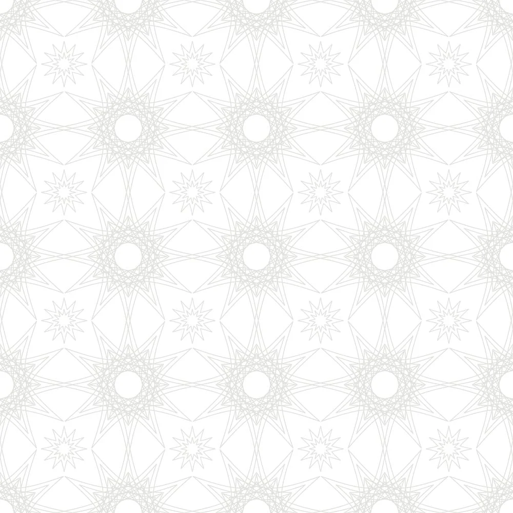 Geometric Flowers #3 Tone on Tone Fabric - Image 2