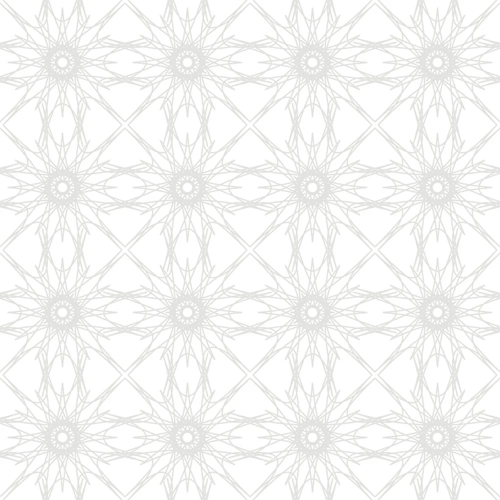 Geometric Flowers #4 Tone on Tone Fabric - Image 2