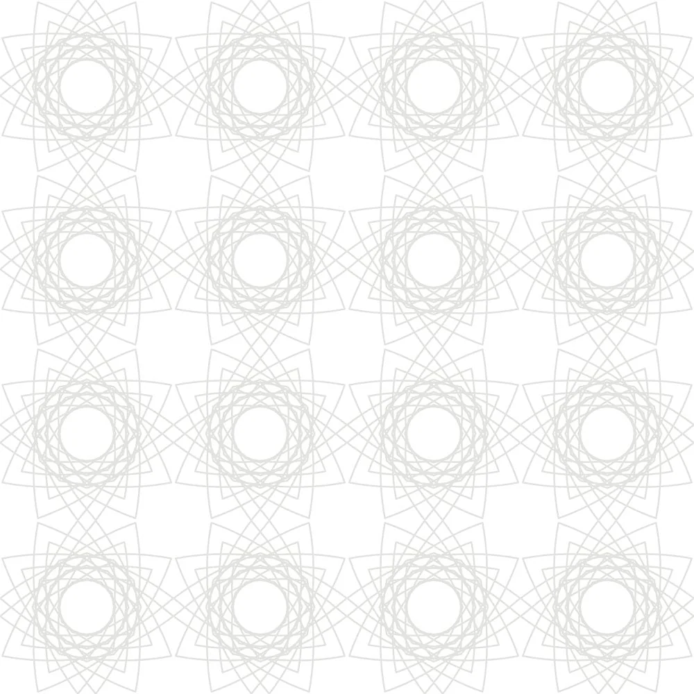 Geometric Flowers #6 Tone on Tone Fabric - Image 2