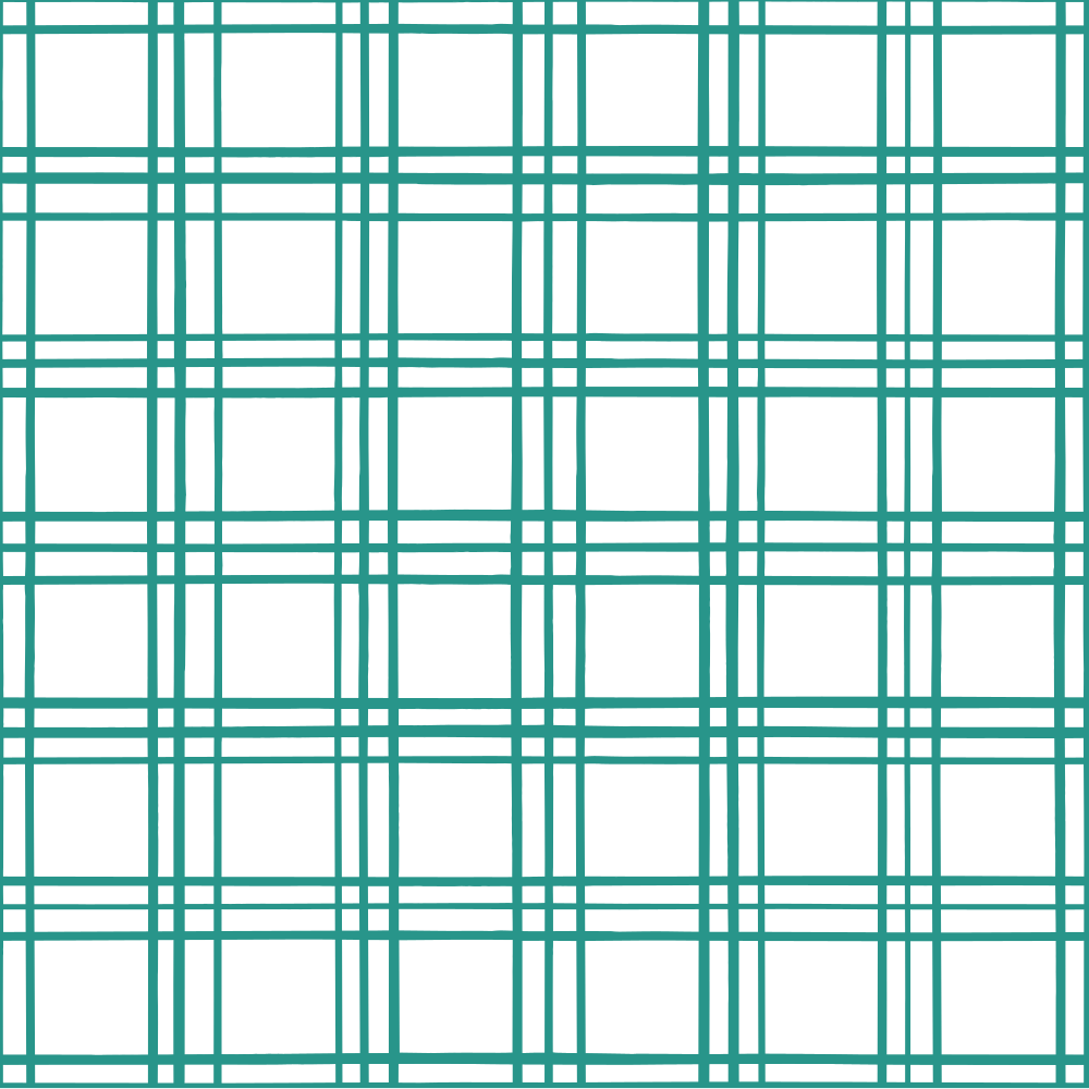 Geometric Plaid Fabric - Atoll