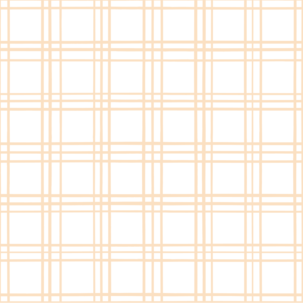 Geometric Plaid Fabric - Pizazz Peach