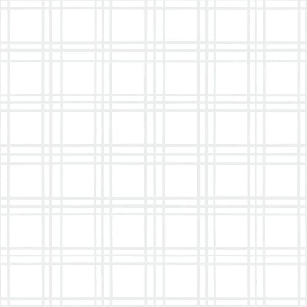 Geometric Plaid Fabric - Platinum